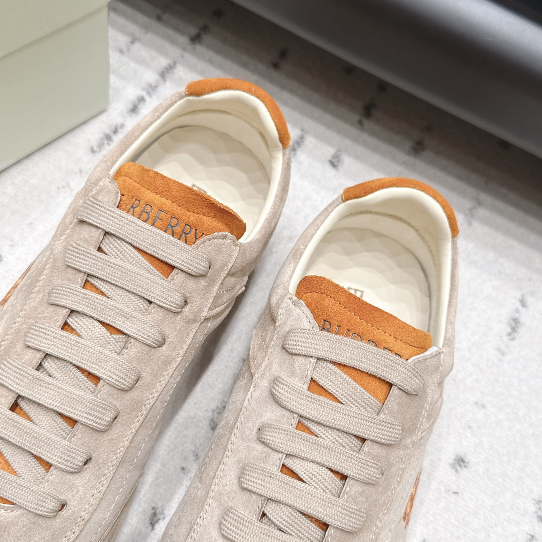 Burberry Suede Knight Runner Sneakers​ - DesignerGu