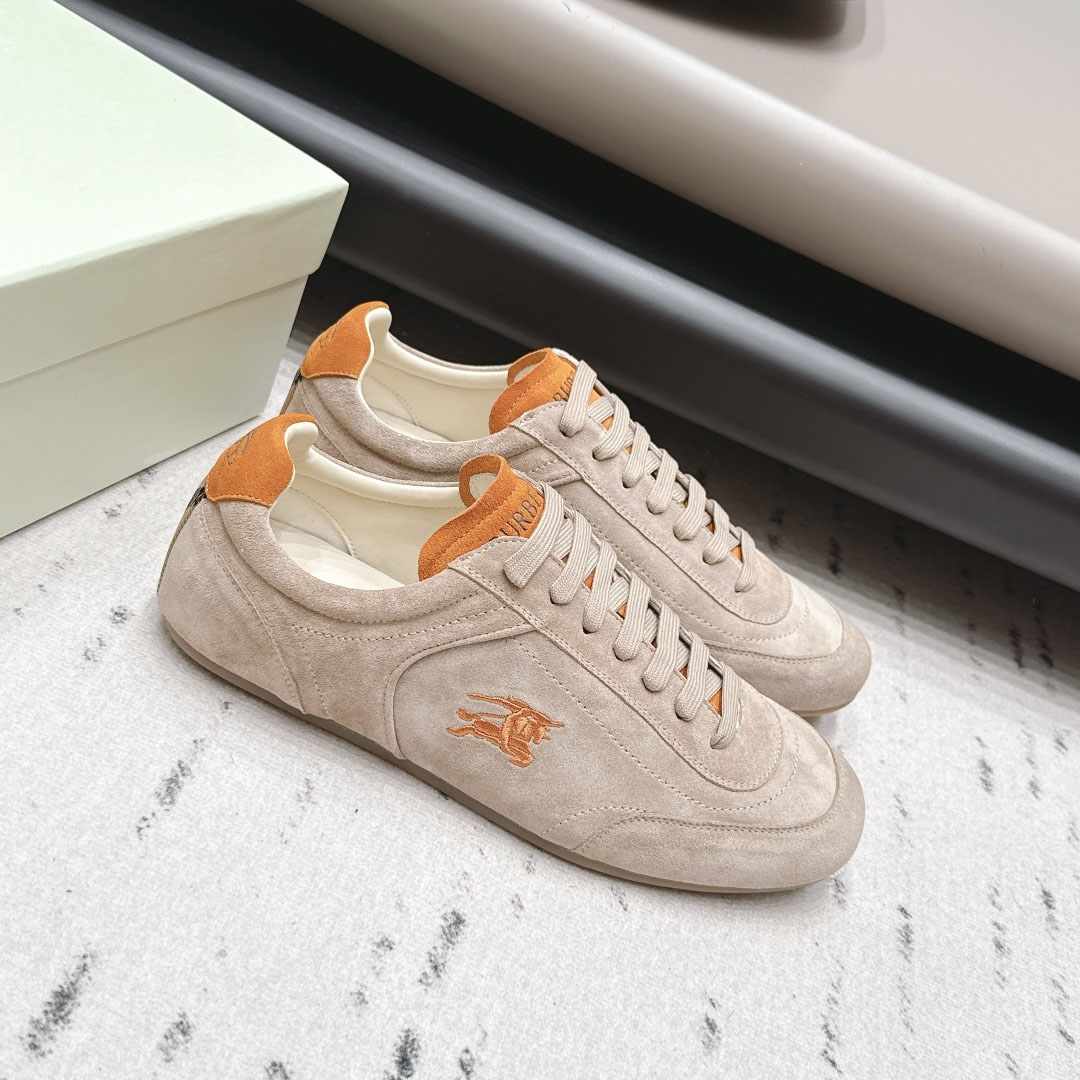 Burberry Suede Knight Runner Sneakers​ - DesignerGu