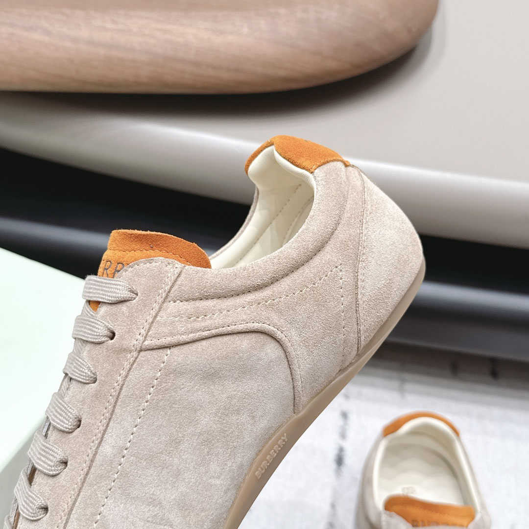 Burberry Suede Knight Runner Sneakers​ - DesignerGu