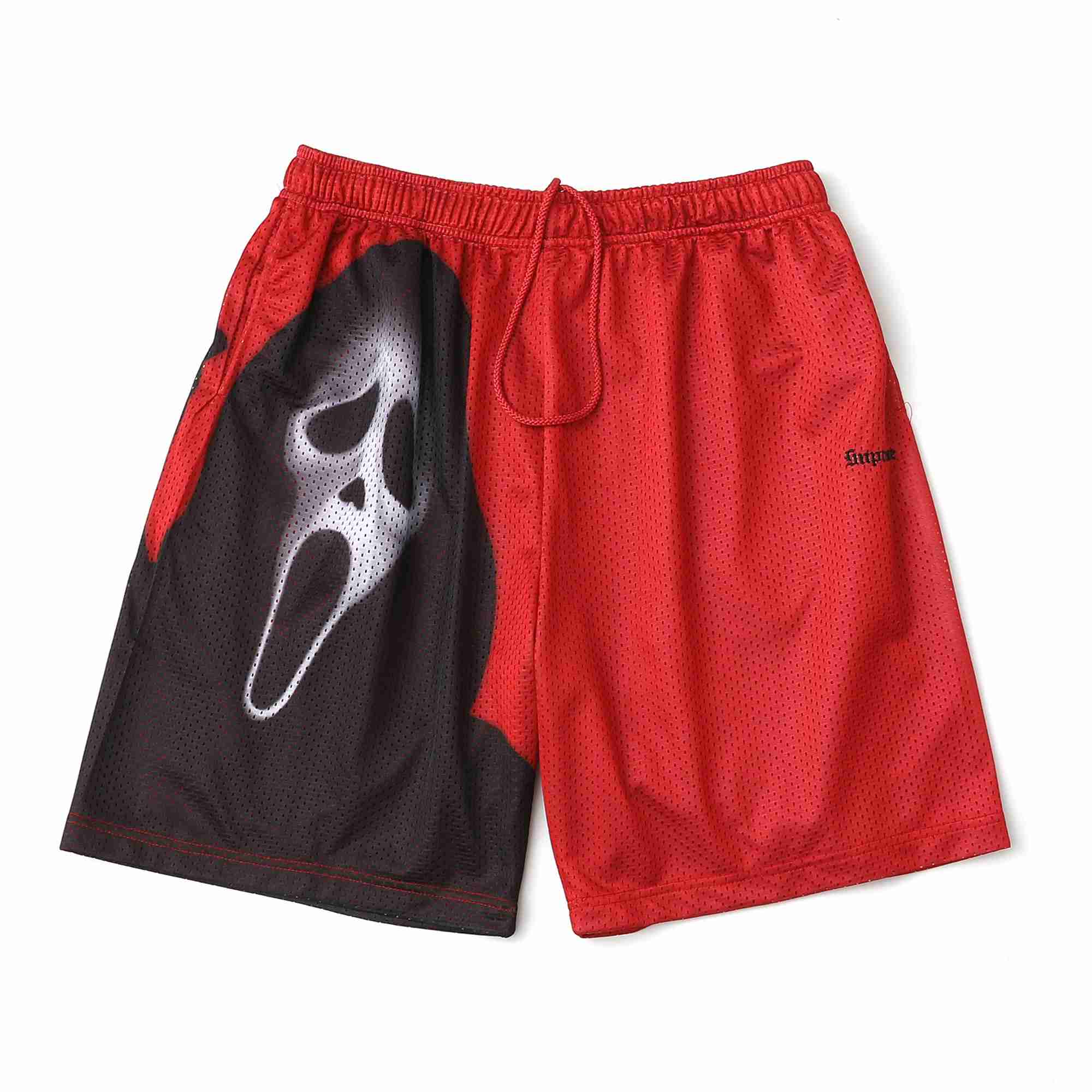 Supreme Ghostface Mesh Short 'Red' - DesignerGu