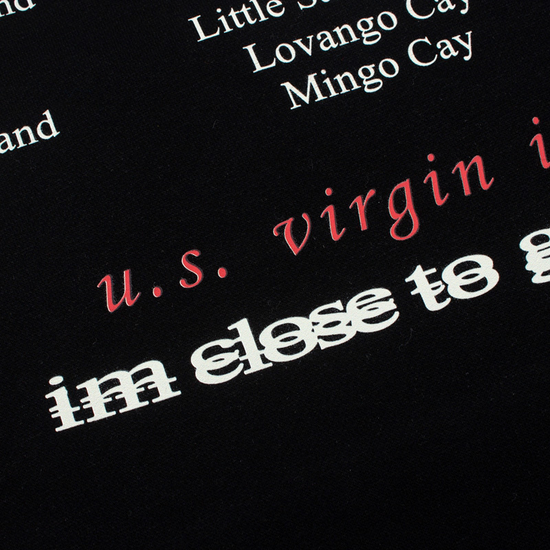 Rhude Black 'USVI Regatta Tour' Hoodie - DesignerGu