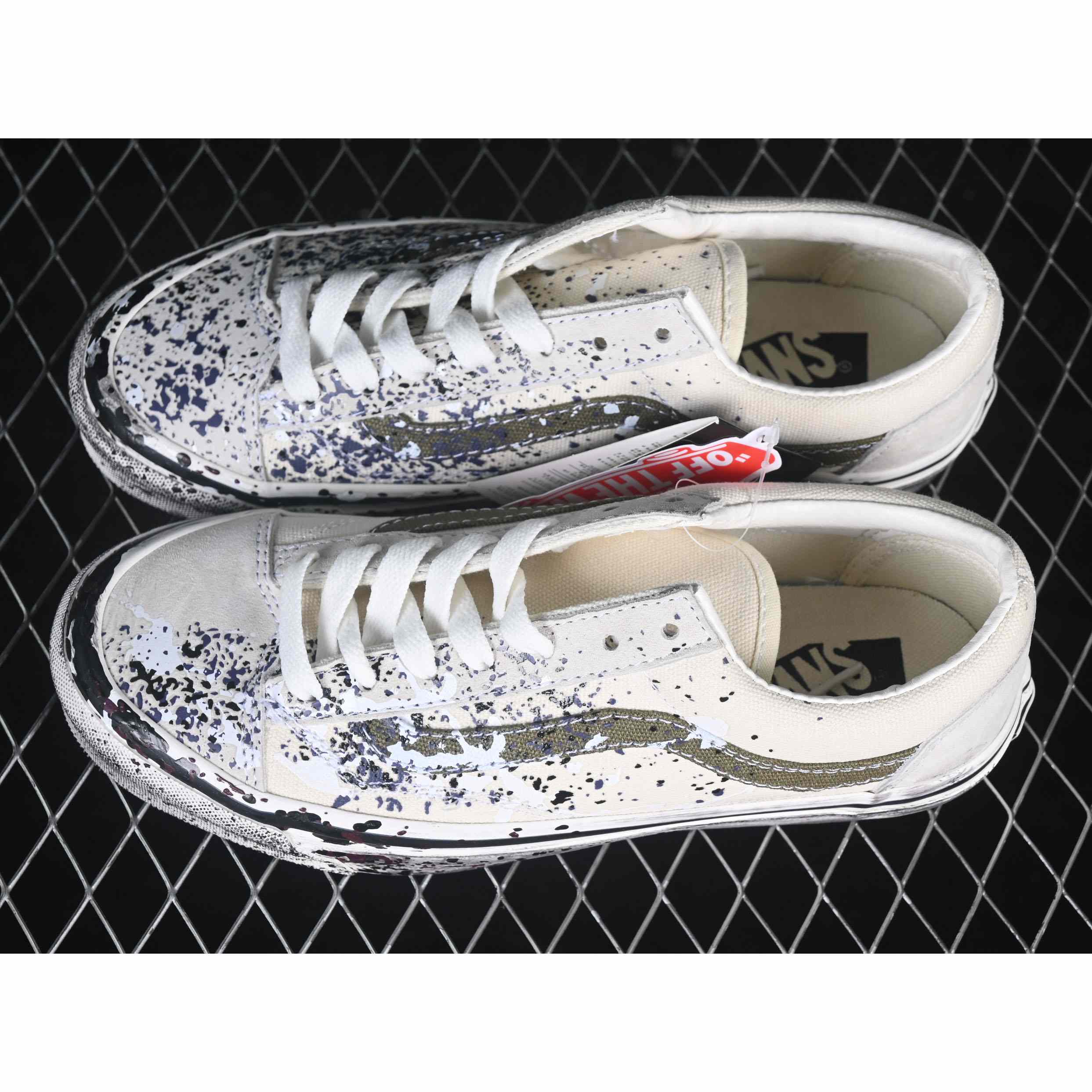 Vans Premium Old Skool 36 'Paint Splatter Turtledove' - DesignerGu