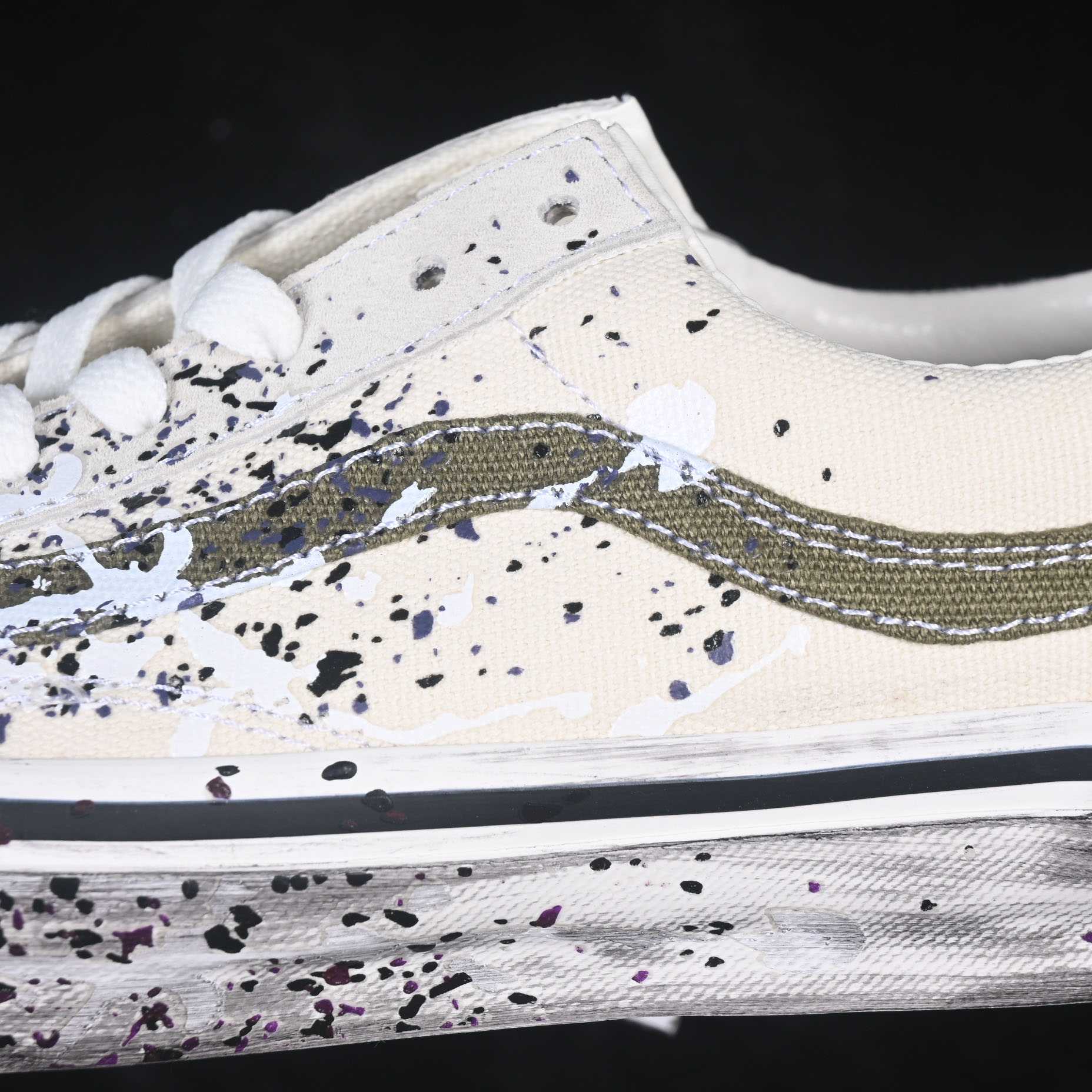 Vans Premium Old Skool 36 'Paint Splatter Turtledove' - DesignerGu