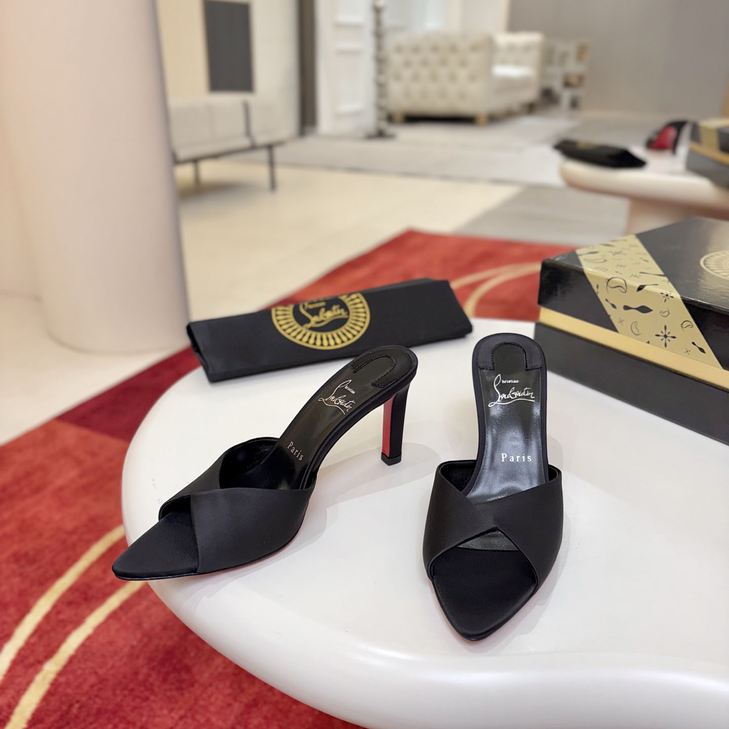 Christian Louboutin Fanny Slide 85 mm Mules - DesignerGu
