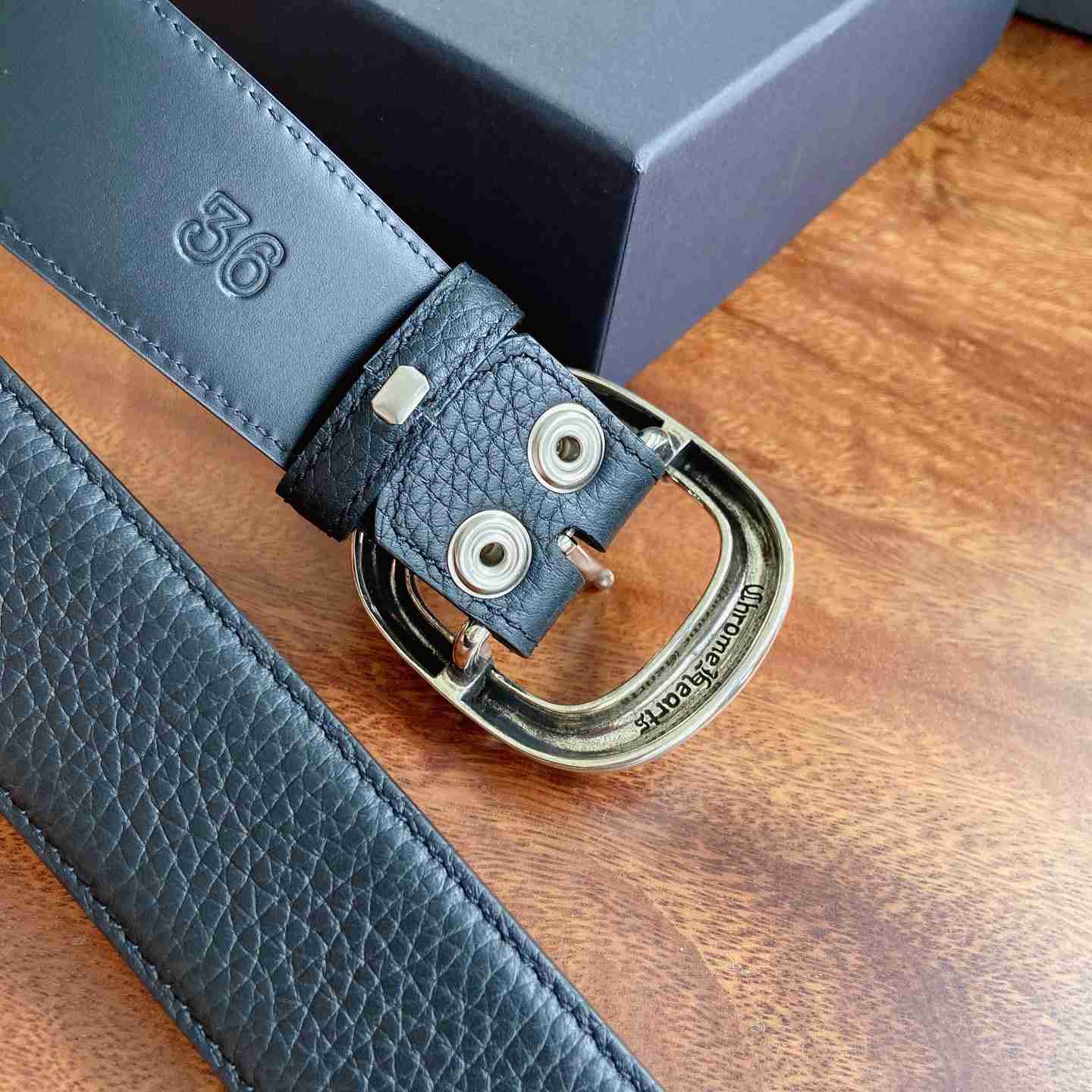 Chrome Hearts Leather Belt   - DesignerGu