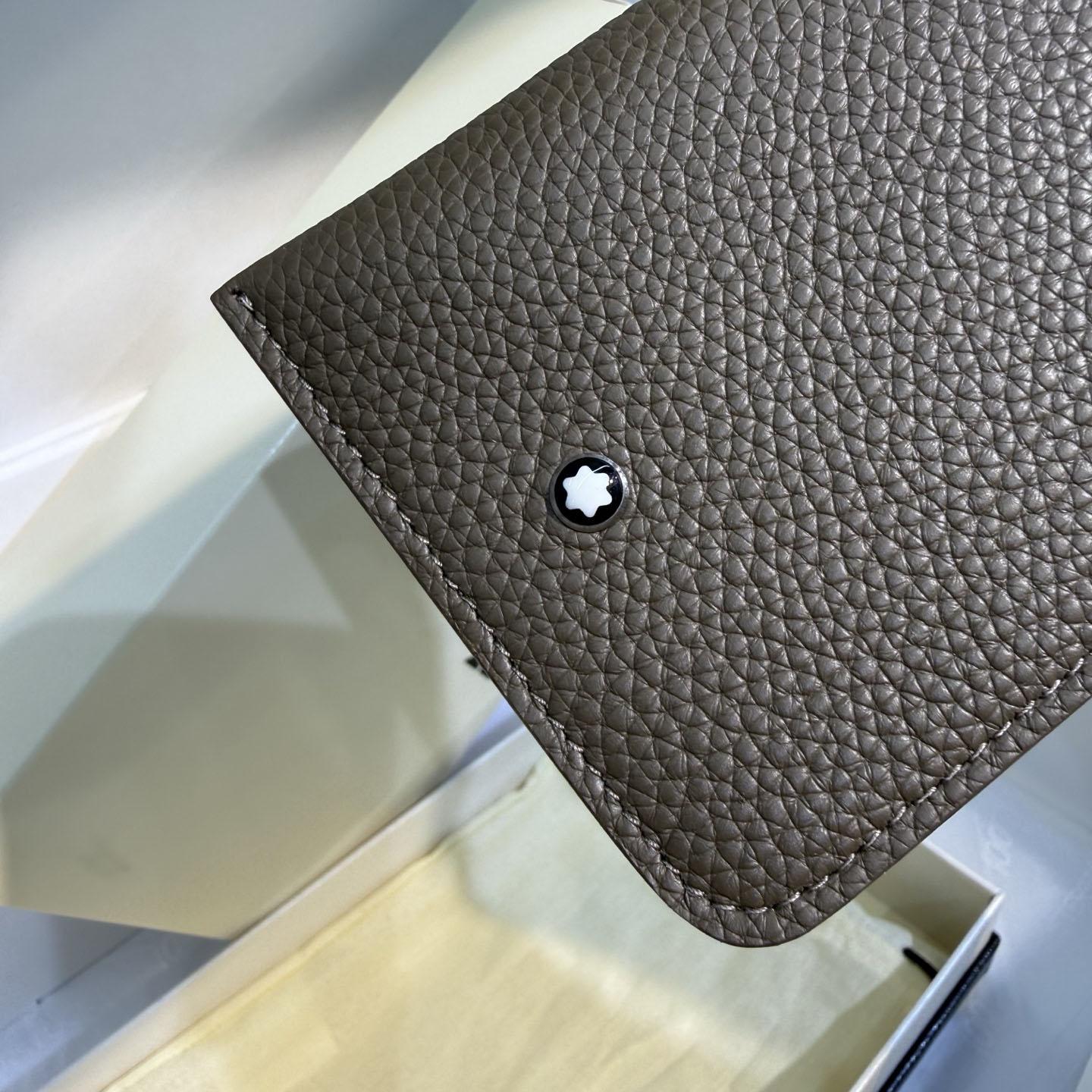 Montblanc Eyewear Pouch In Grain Leather - DesignerGu