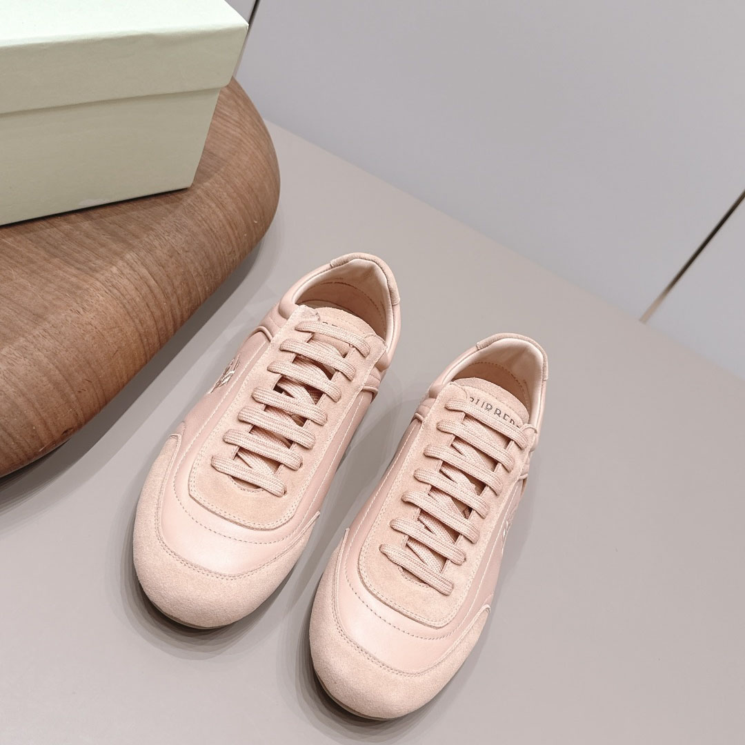 Burberry Suede Knight Runner Sneakers​ - DesignerGu