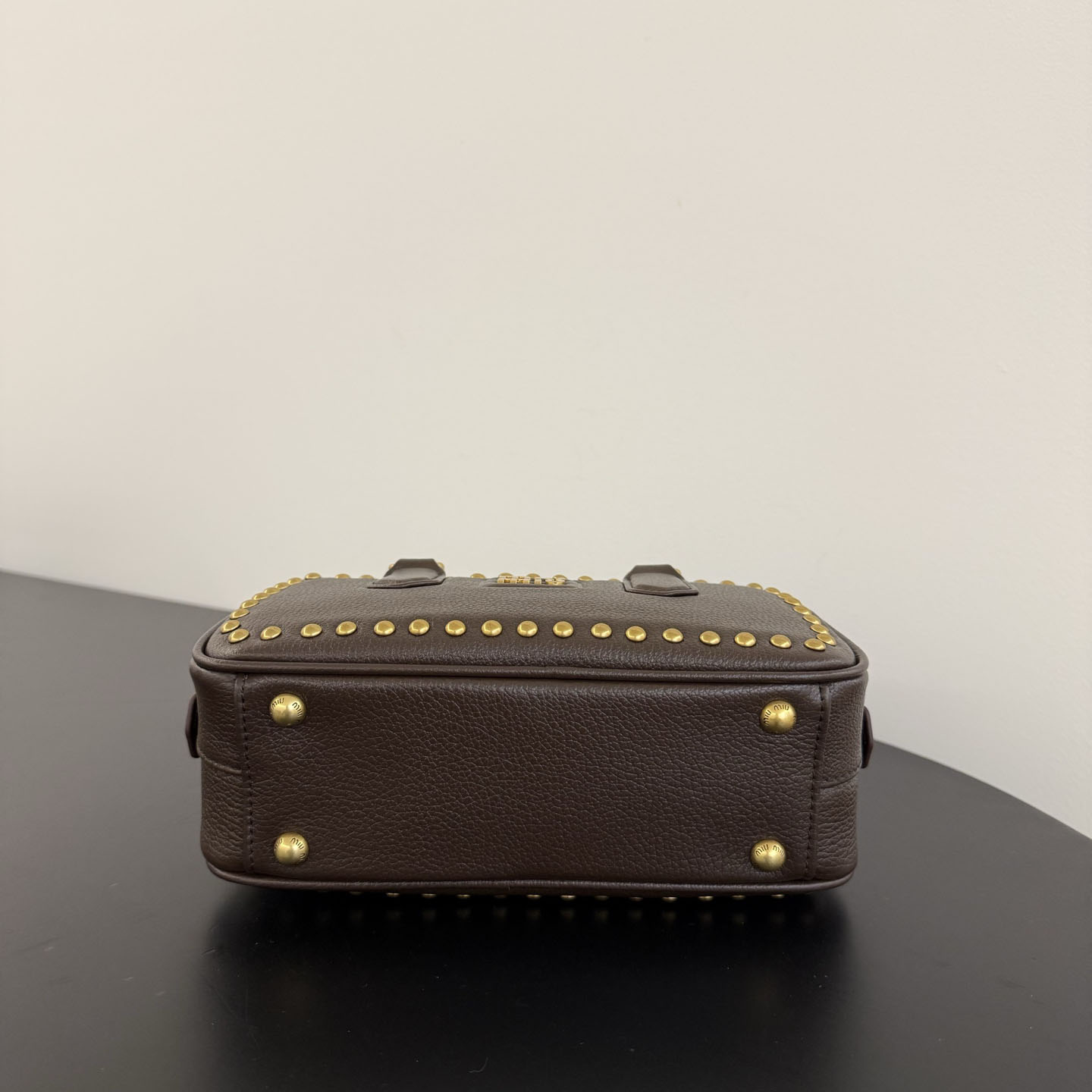 Miu Miu Arcadie Studded Leather Bag  - DesignerGu