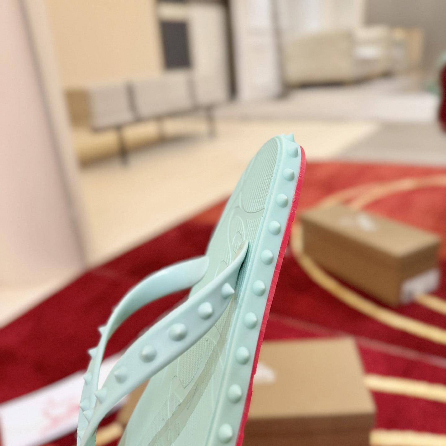 Christian Louboutin Super Loubi Flip Flops - DesignerGu