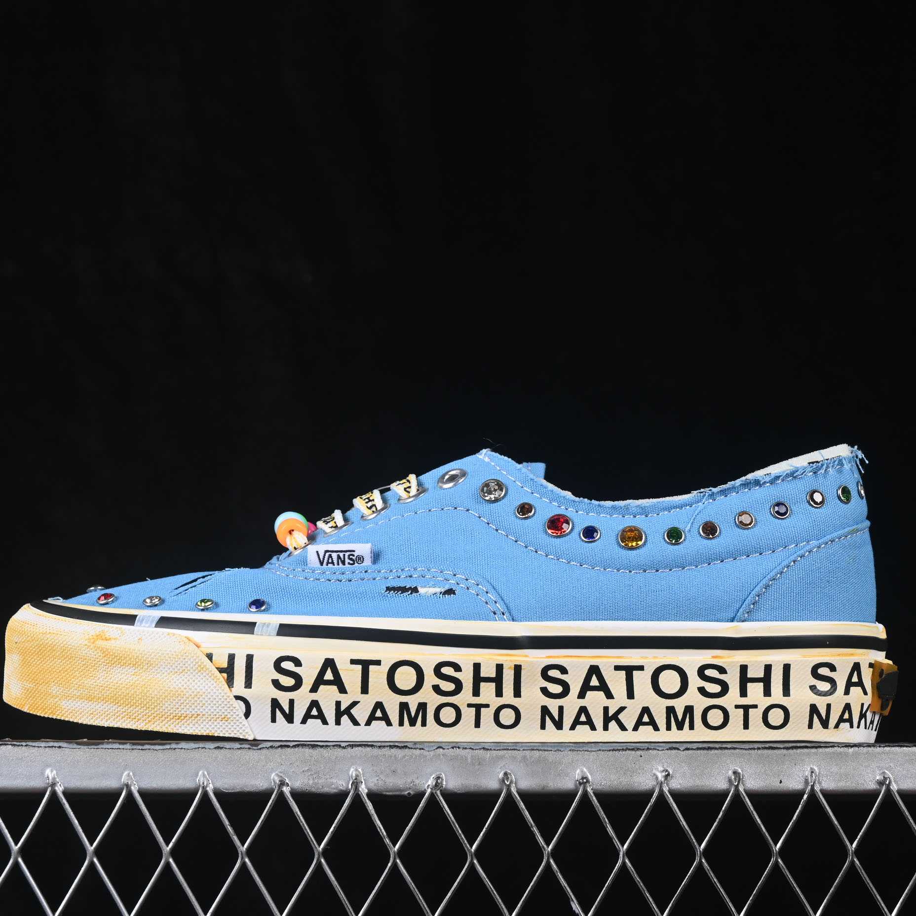 Vans X Satoshi Nakamoto “Lucky Charms Blue” Sneaker - DesignerGu
