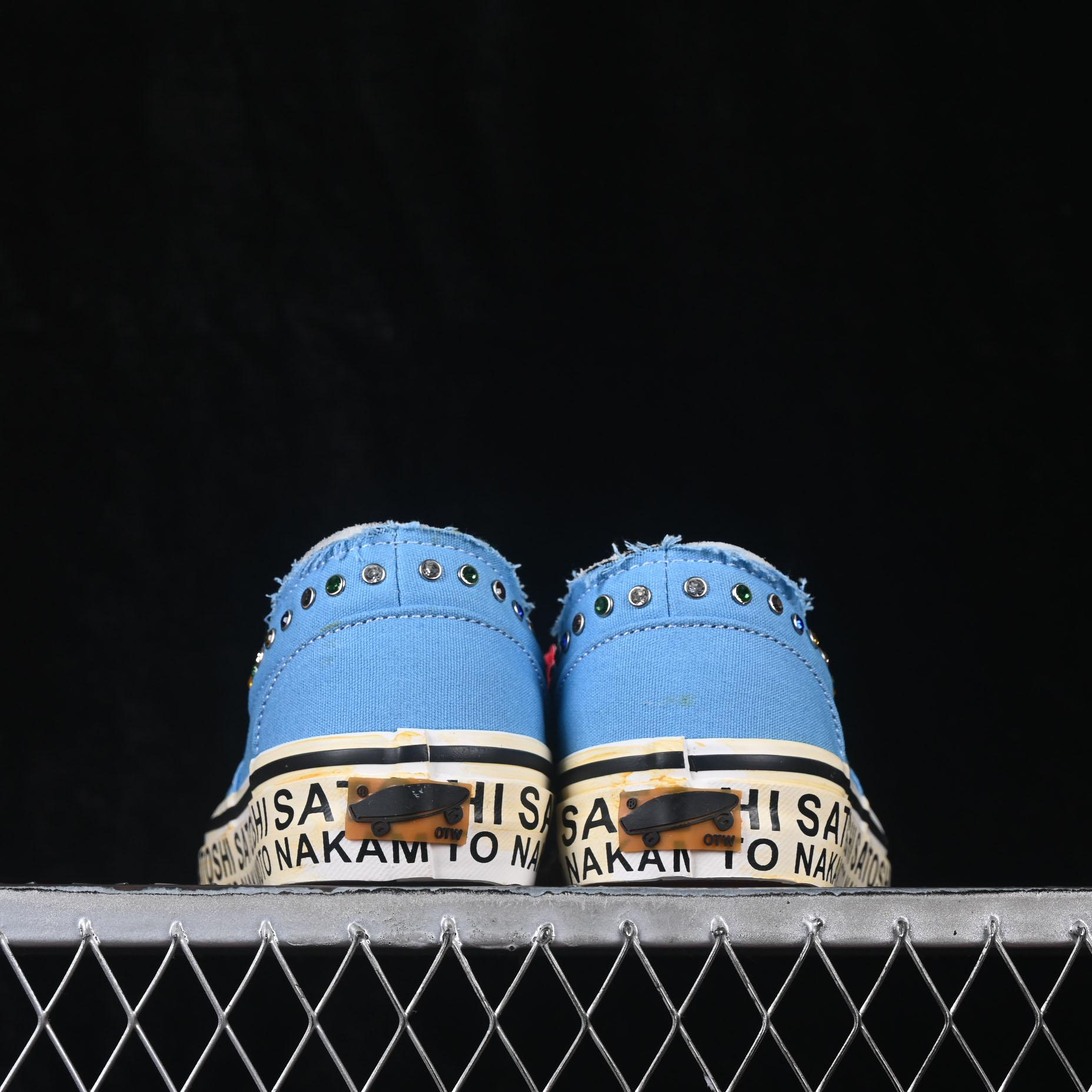 Vans X Satoshi Nakamoto “Lucky Charms Blue” Sneaker - DesignerGu