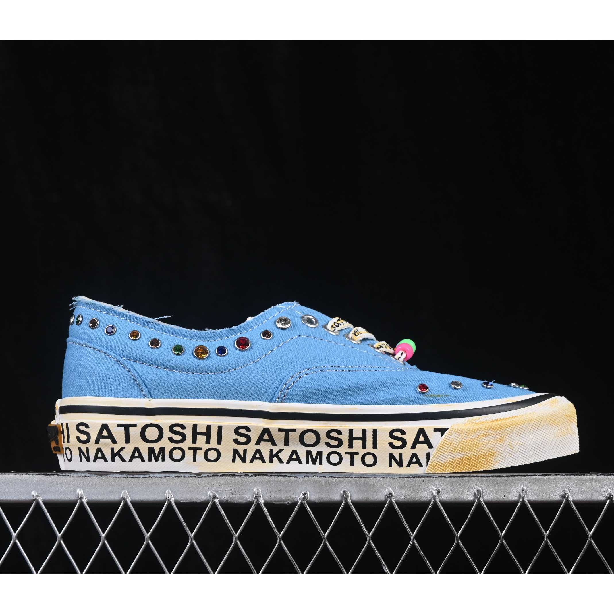 Vans X Satoshi Nakamoto “Lucky Charms Blue” Sneaker - DesignerGu