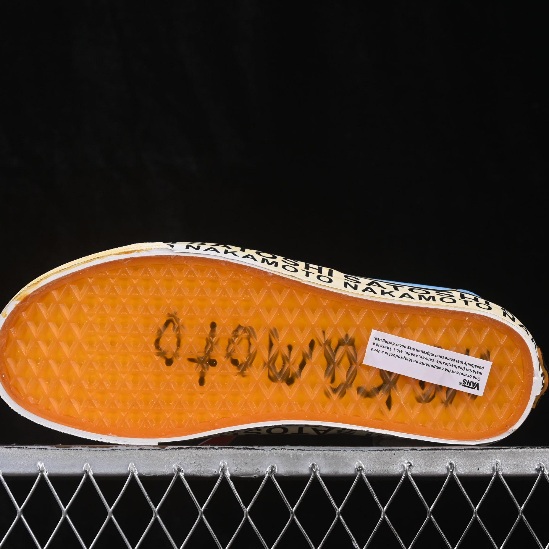 Vans X Satoshi Nakamoto “Lucky Charms Blue” Sneaker - DesignerGu