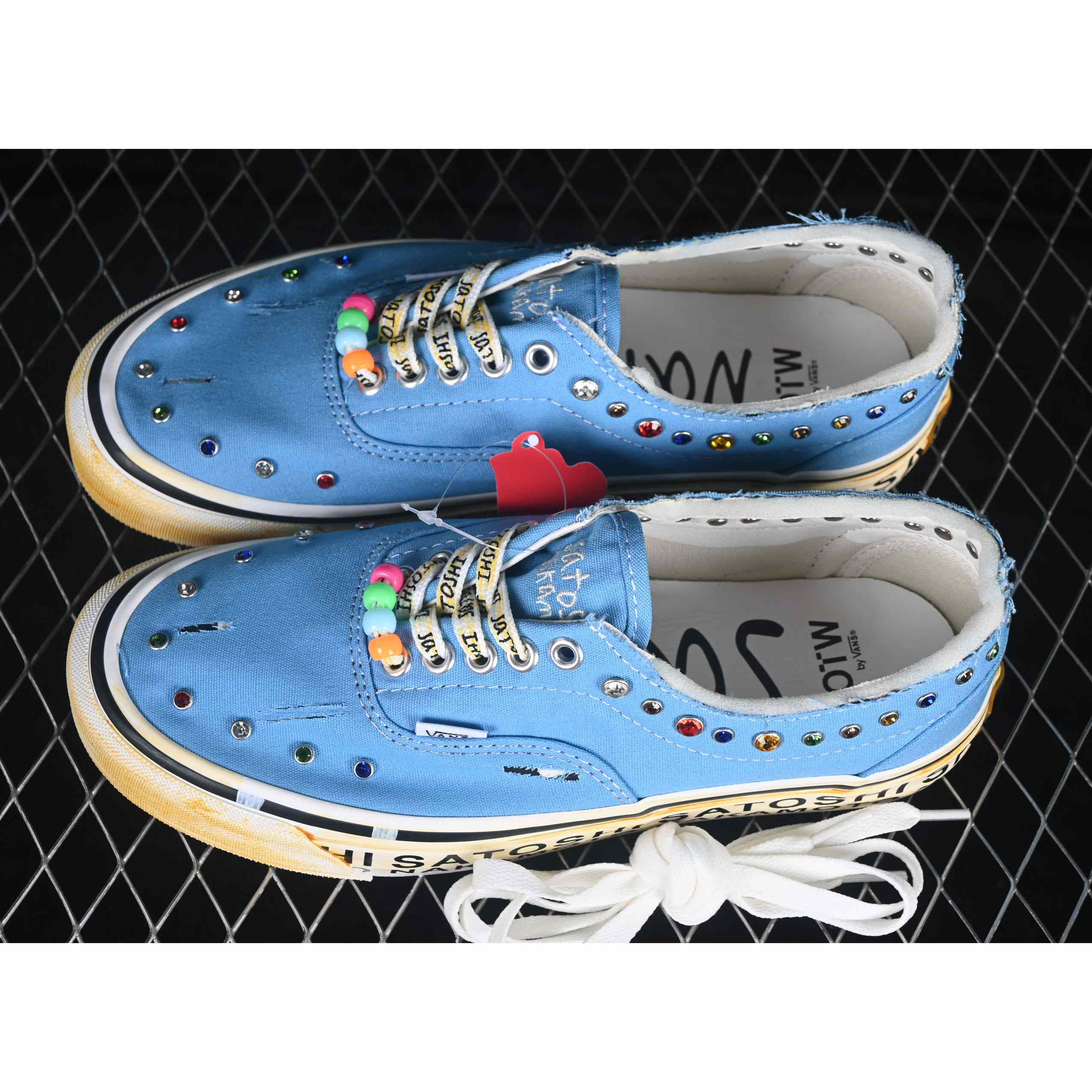 Vans X Satoshi Nakamoto “Lucky Charms Blue” Sneaker - DesignerGu