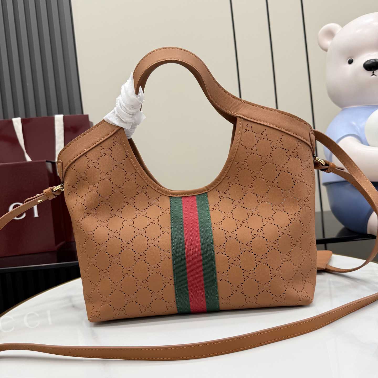 Gucci Giglio Small Tote Bag 860845 - DesignerGu