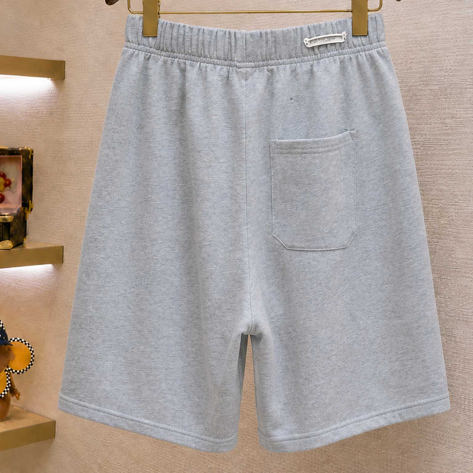 Chrome Hearts Cemetery Leather Cross Patch Paper Jam Shorts - DesignerGu