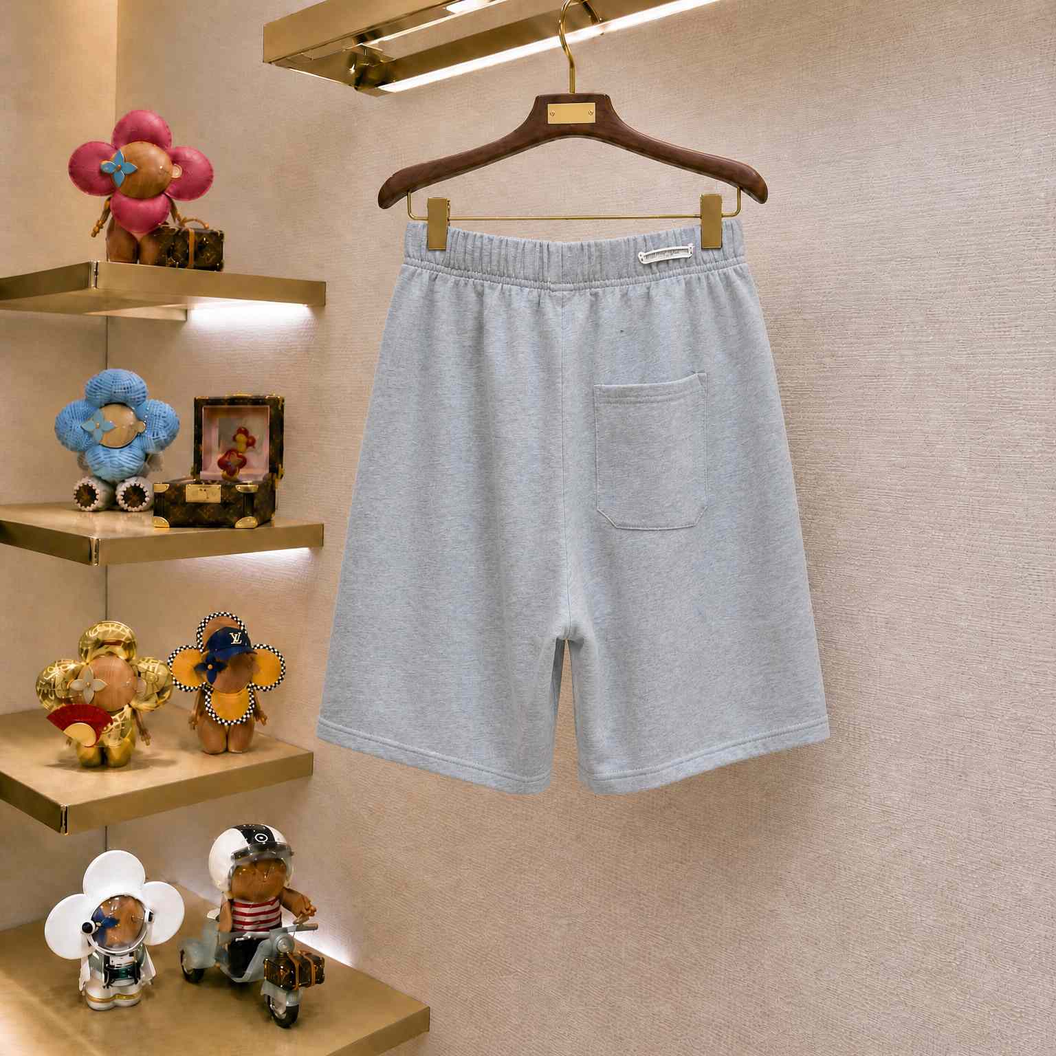 Chrome Hearts Cemetery Leather Cross Patch Paper Jam Shorts - DesignerGu