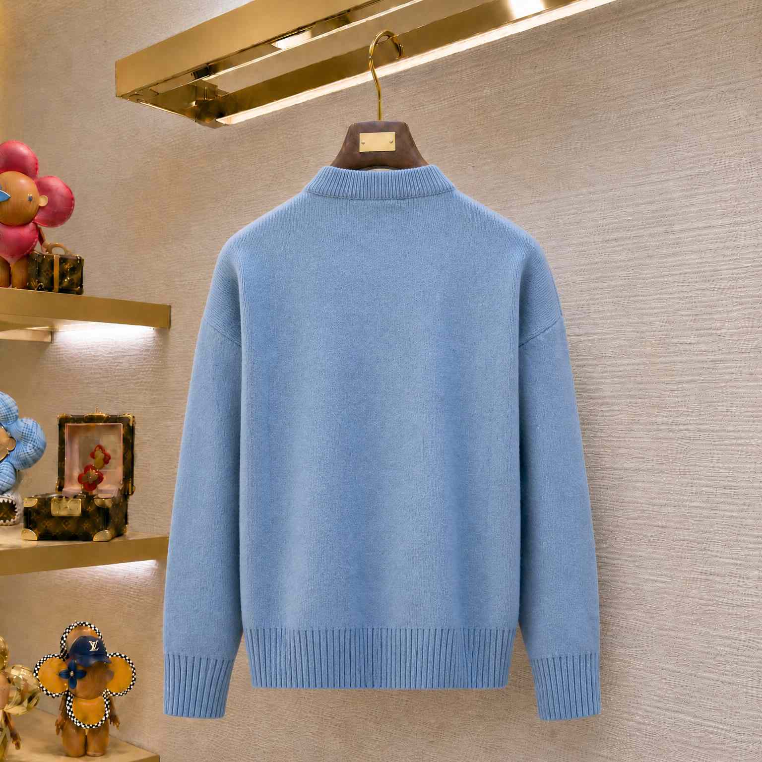 AMI Paris Alpaca Blend Ami De Coeur Sweater - DesignerGu