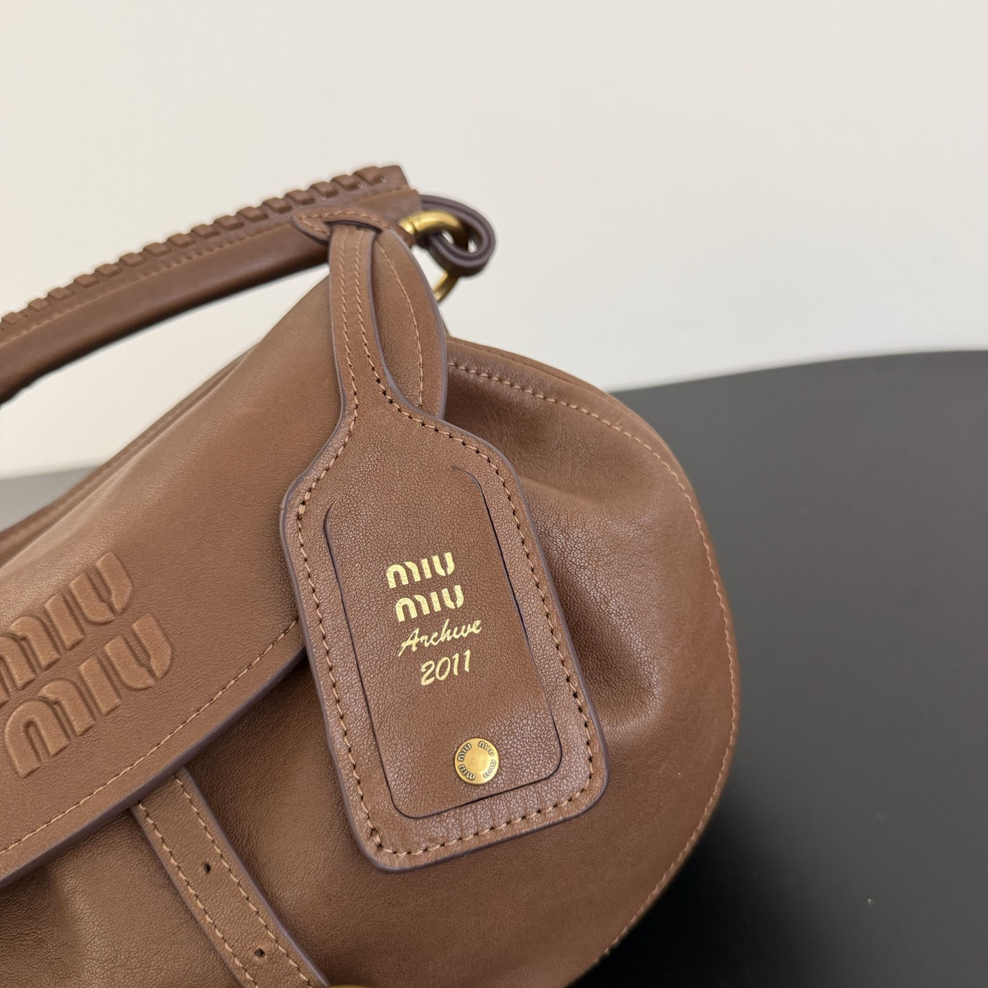 Miu Miu Rendez-Vous Nappa Leather Bag - DesignerGu
