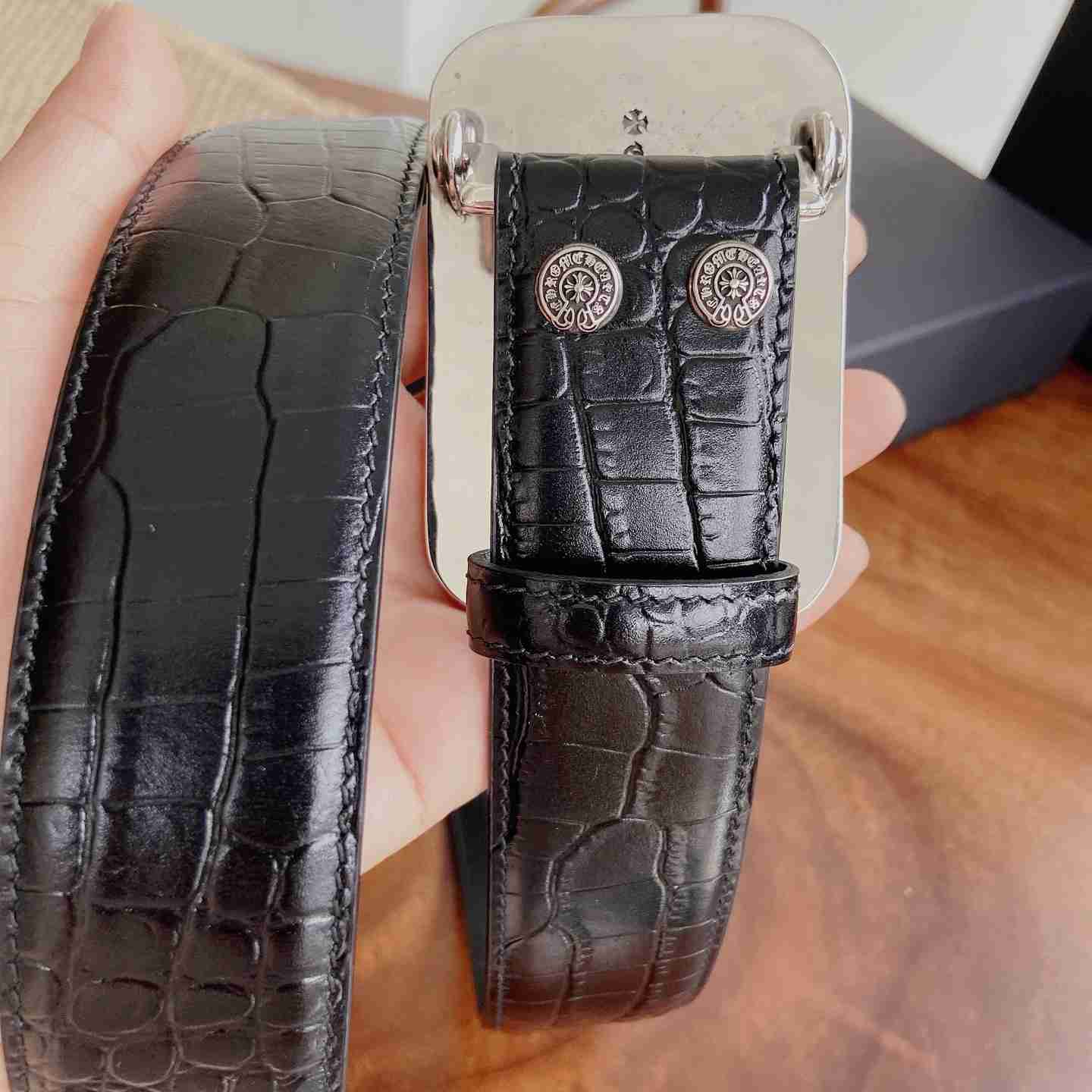 Chrome Hearts Leather Belt   - DesignerGu