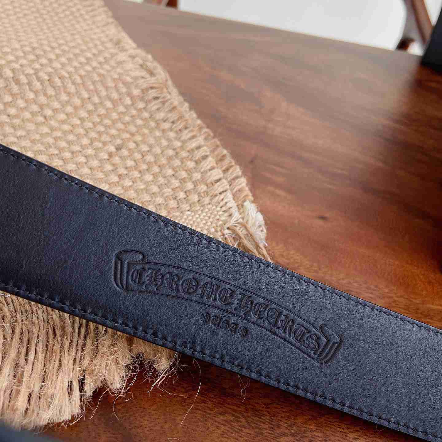 Chrome Hearts Leather Belt   - DesignerGu