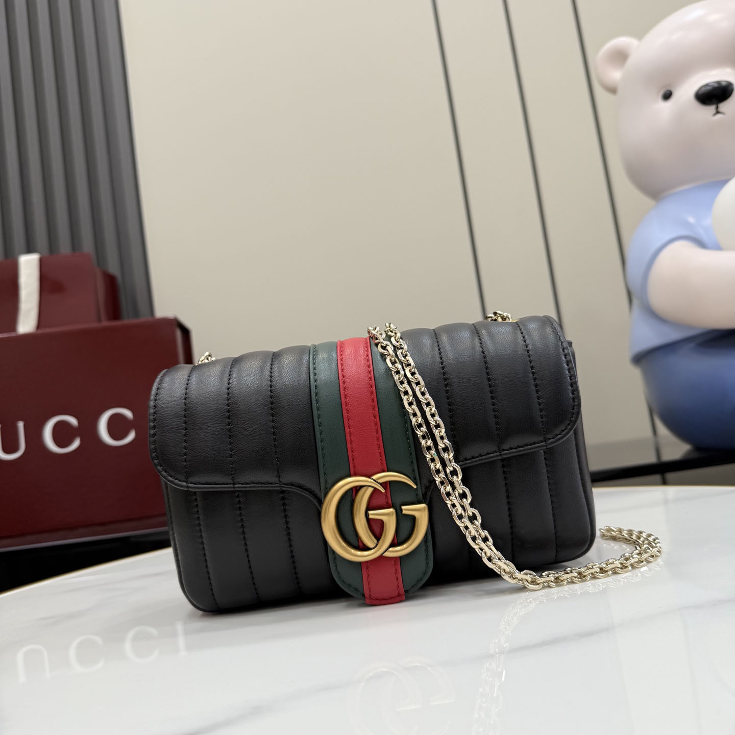 Gucci Jetset GG Marmont Small Shoulder Bag A006X1 - DesignerGu