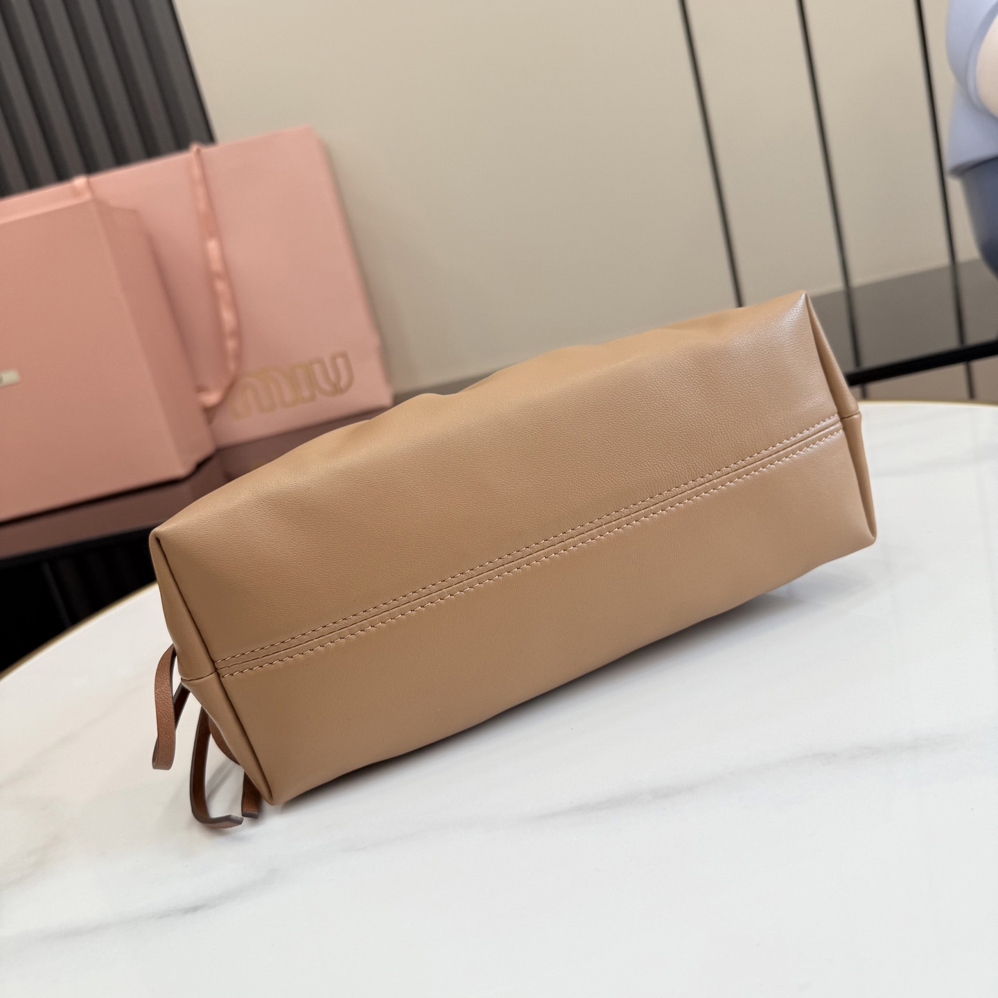 Miu Miu Nappa Leather Pouch 5NE030 - DesignerGu
