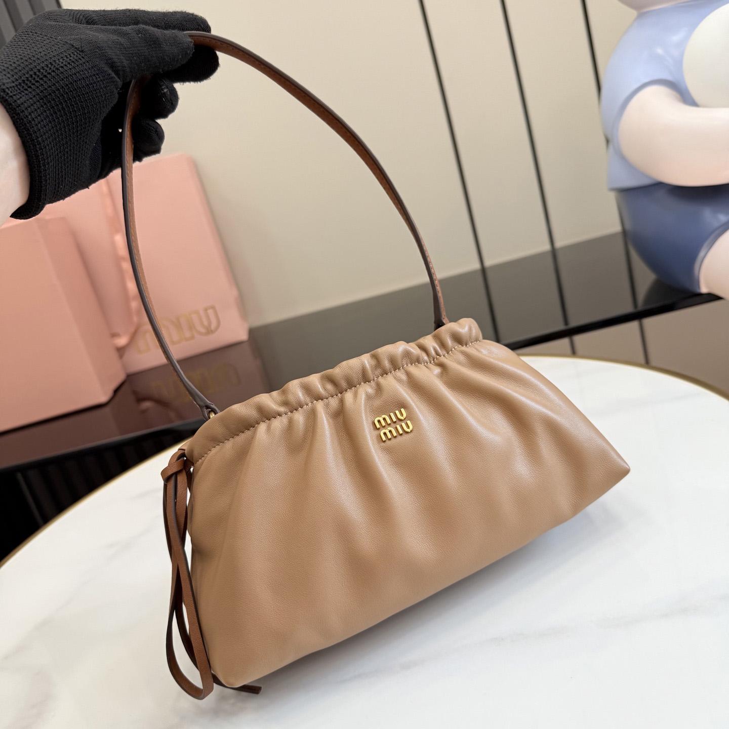 Miu Miu Nappa Leather Pouch 5NE030 - DesignerGu