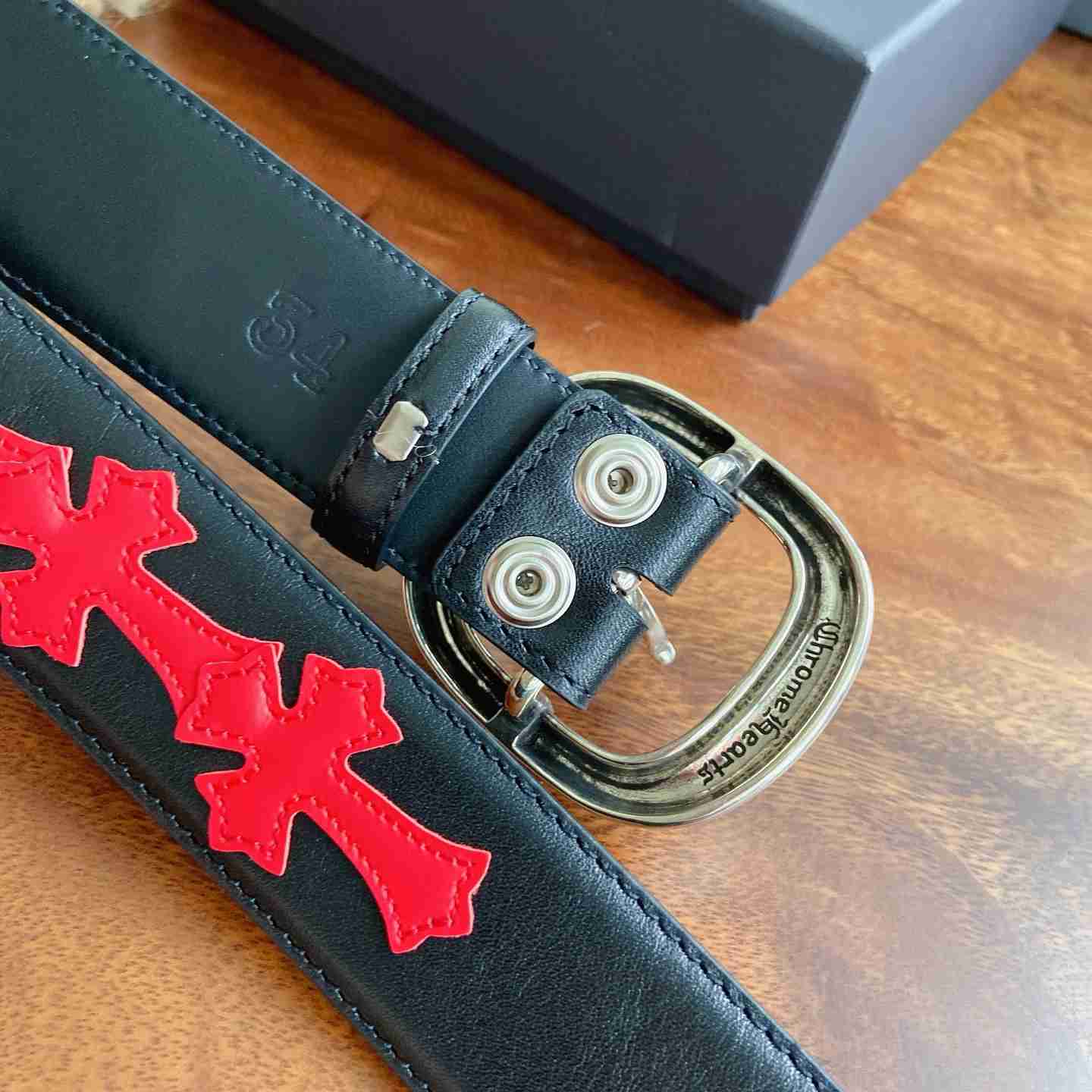 Chrome Hearts Leather Belt   - DesignerGu