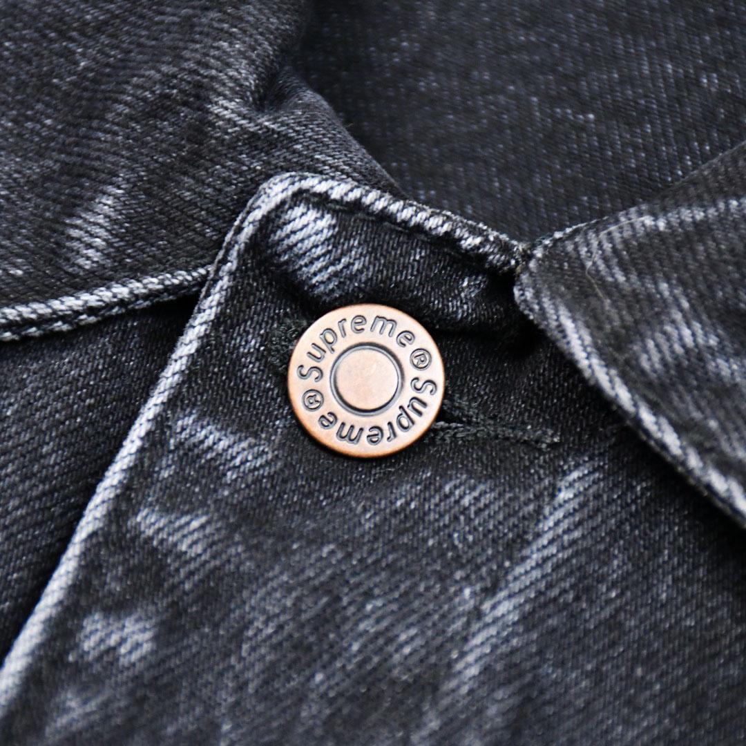 Supreme Denim Trucker Jacket 'Black' - DesignerGu