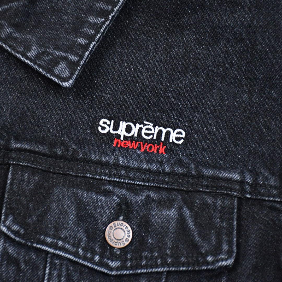 Supreme Denim Trucker Jacket 'Black' - DesignerGu