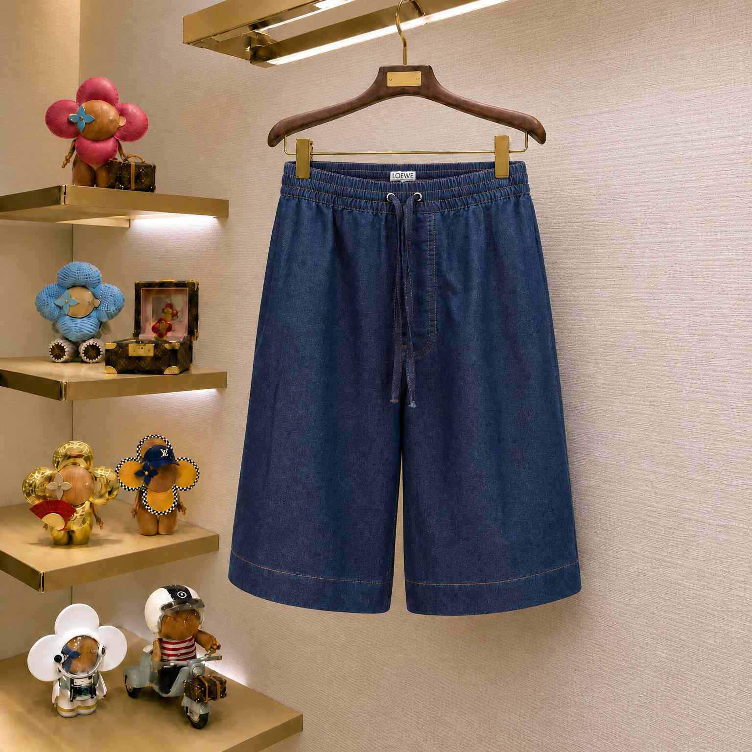 Loewe Shorts In Cotton - DesignerGu