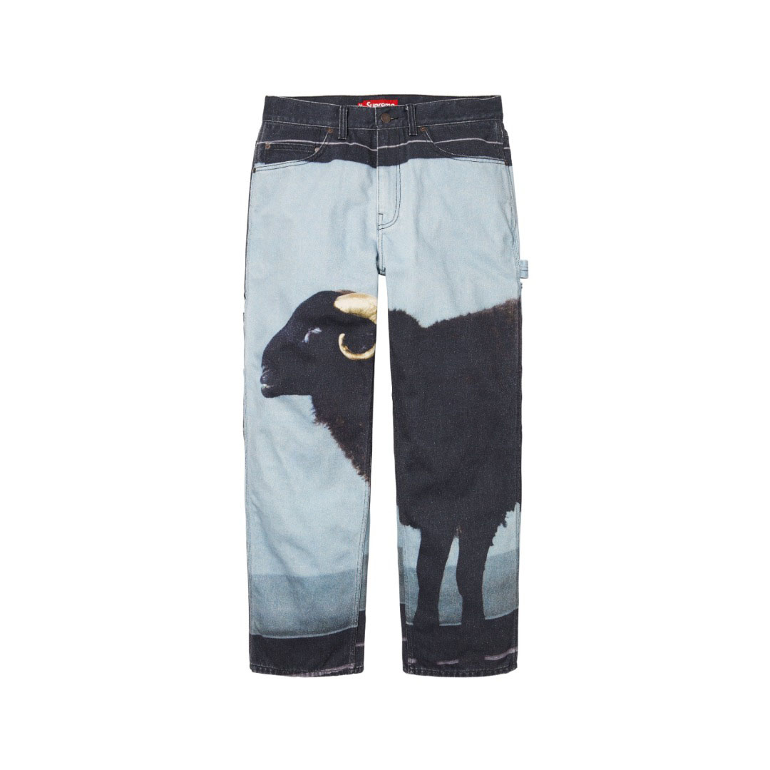 Supreme x Damien Hirst Painter Jean 'Black' - DesignerGu