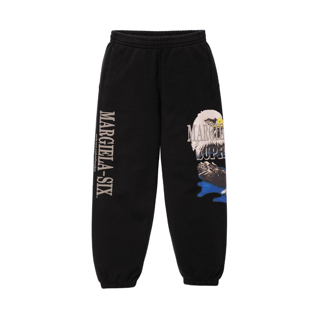 Supreme x MM6 Maison Margiela Eagle Sweatpant 'Black' - DesignerGu