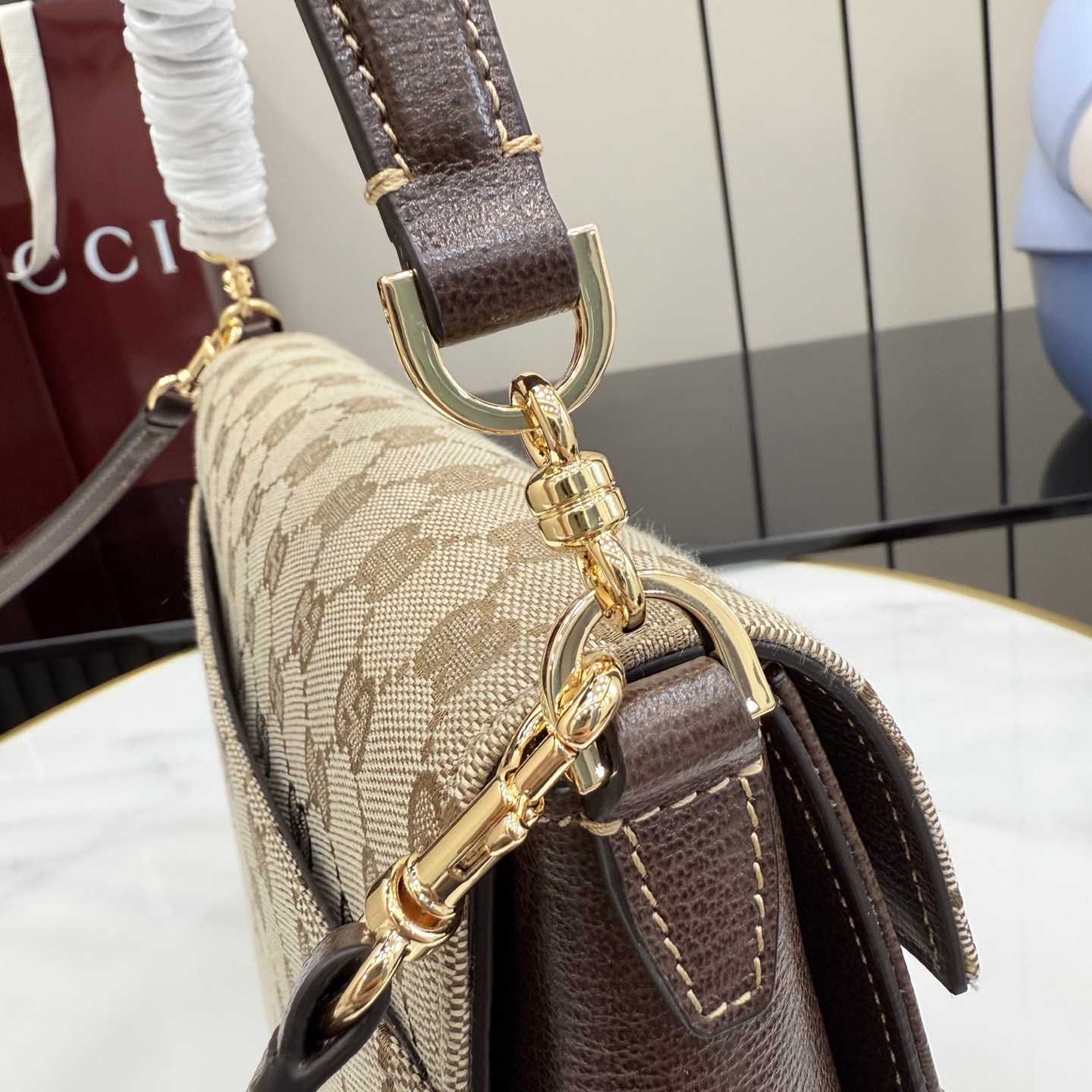 Gucci Horsebit Duomo Medium Top Handle Bag A006N6 - DesignerGu