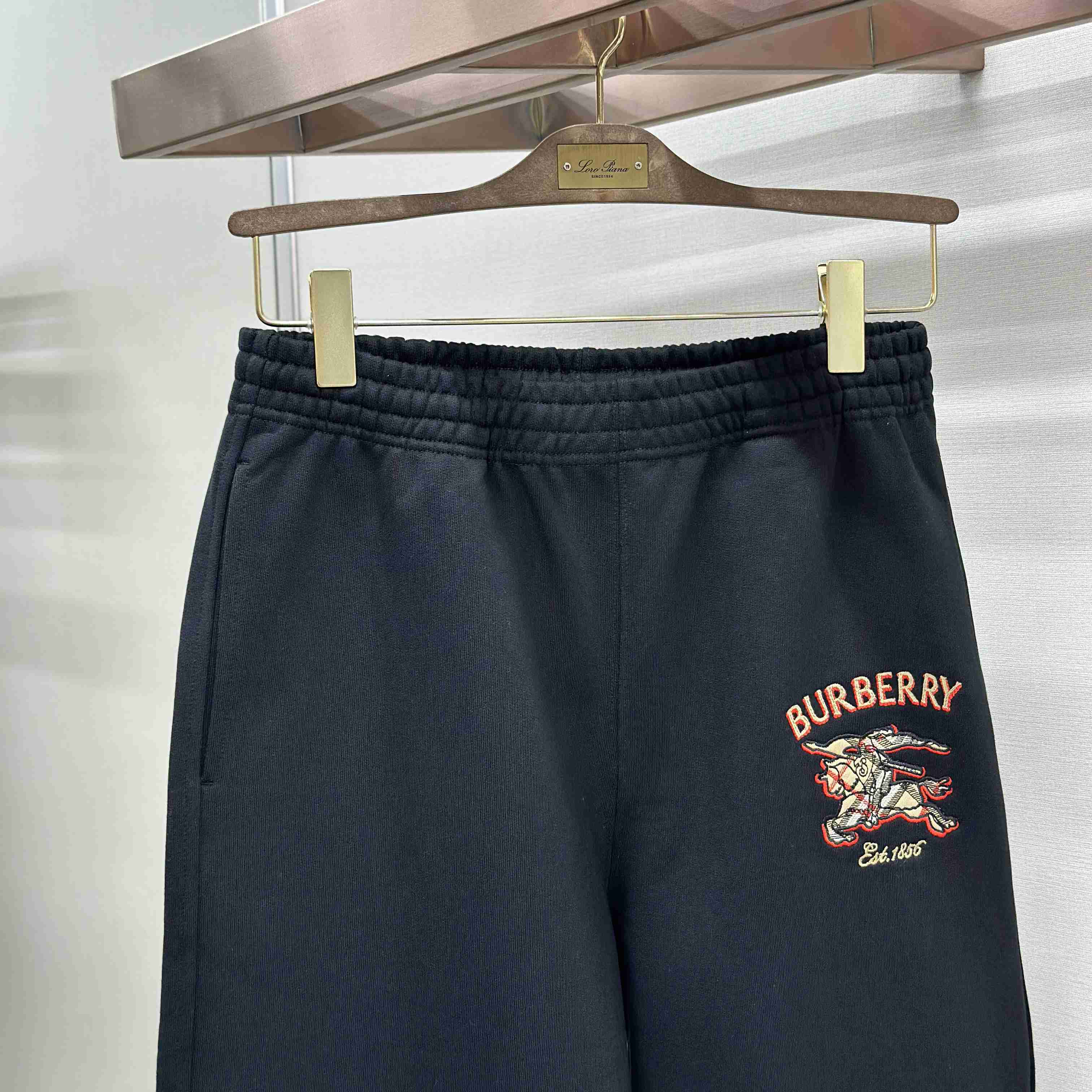 Burberry Knight Check Cotton Track Pants - DesignerGu
