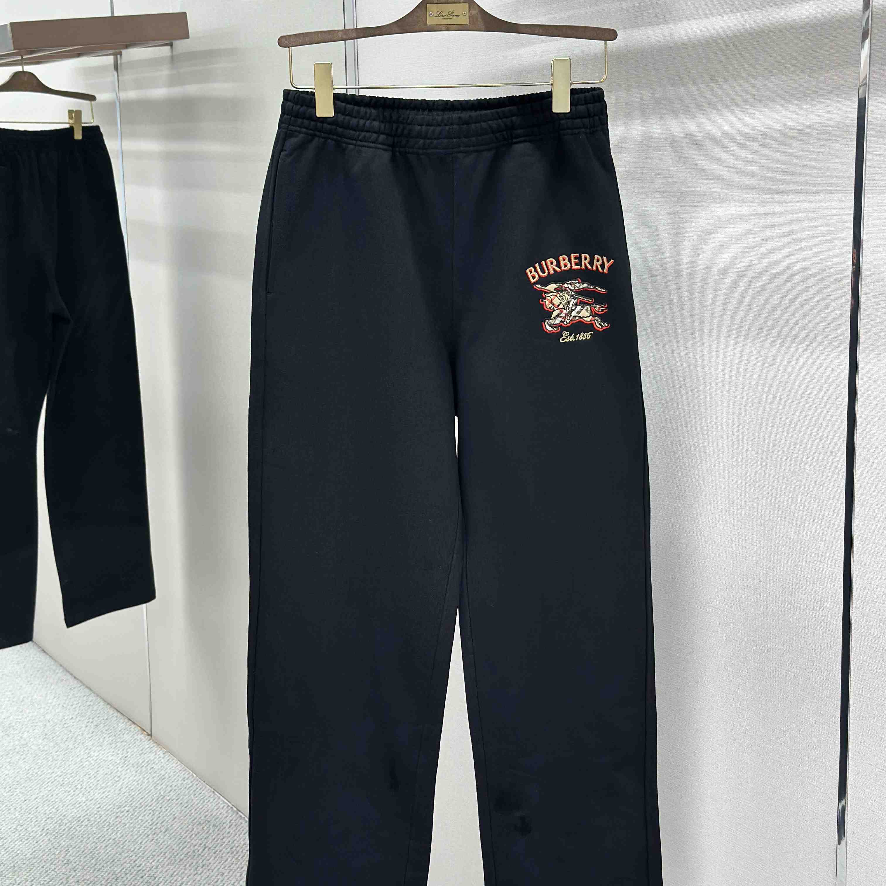Burberry Knight Check Cotton Track Pants - DesignerGu
