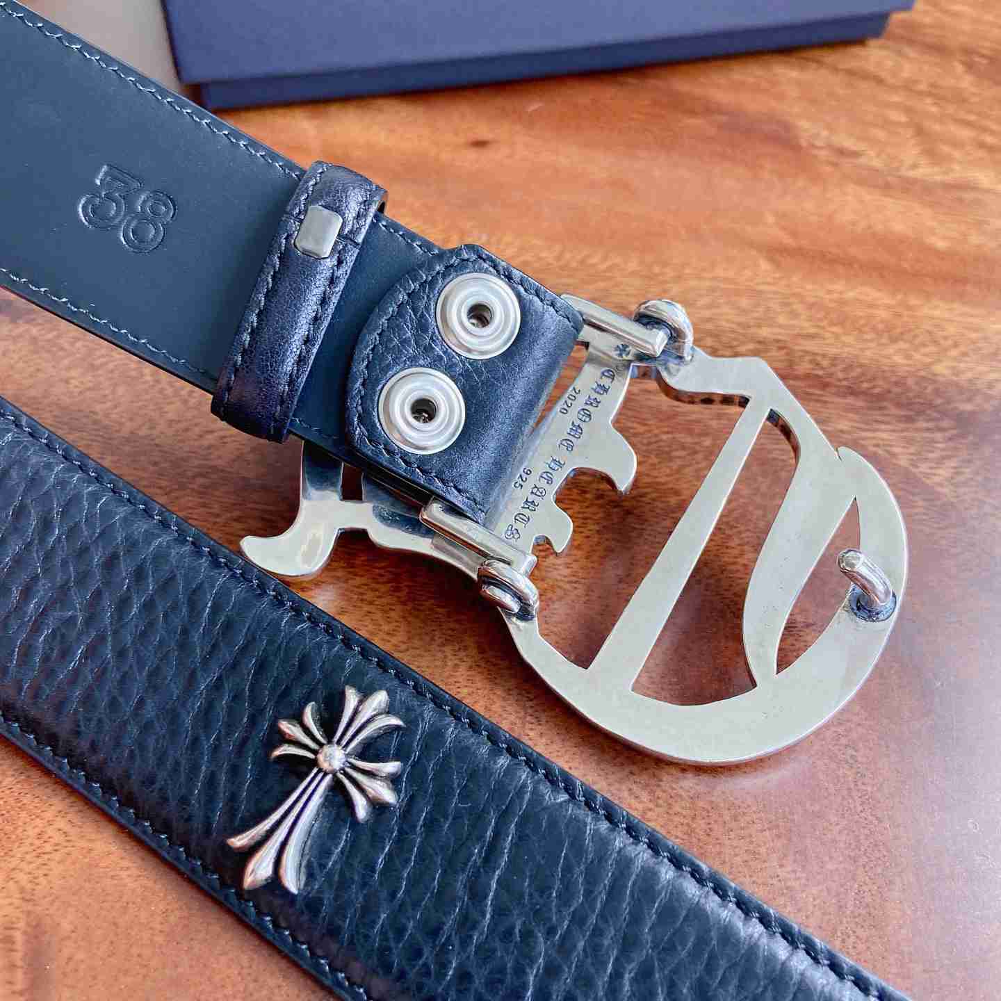 Chrome Hearts Leather Belt   - DesignerGu