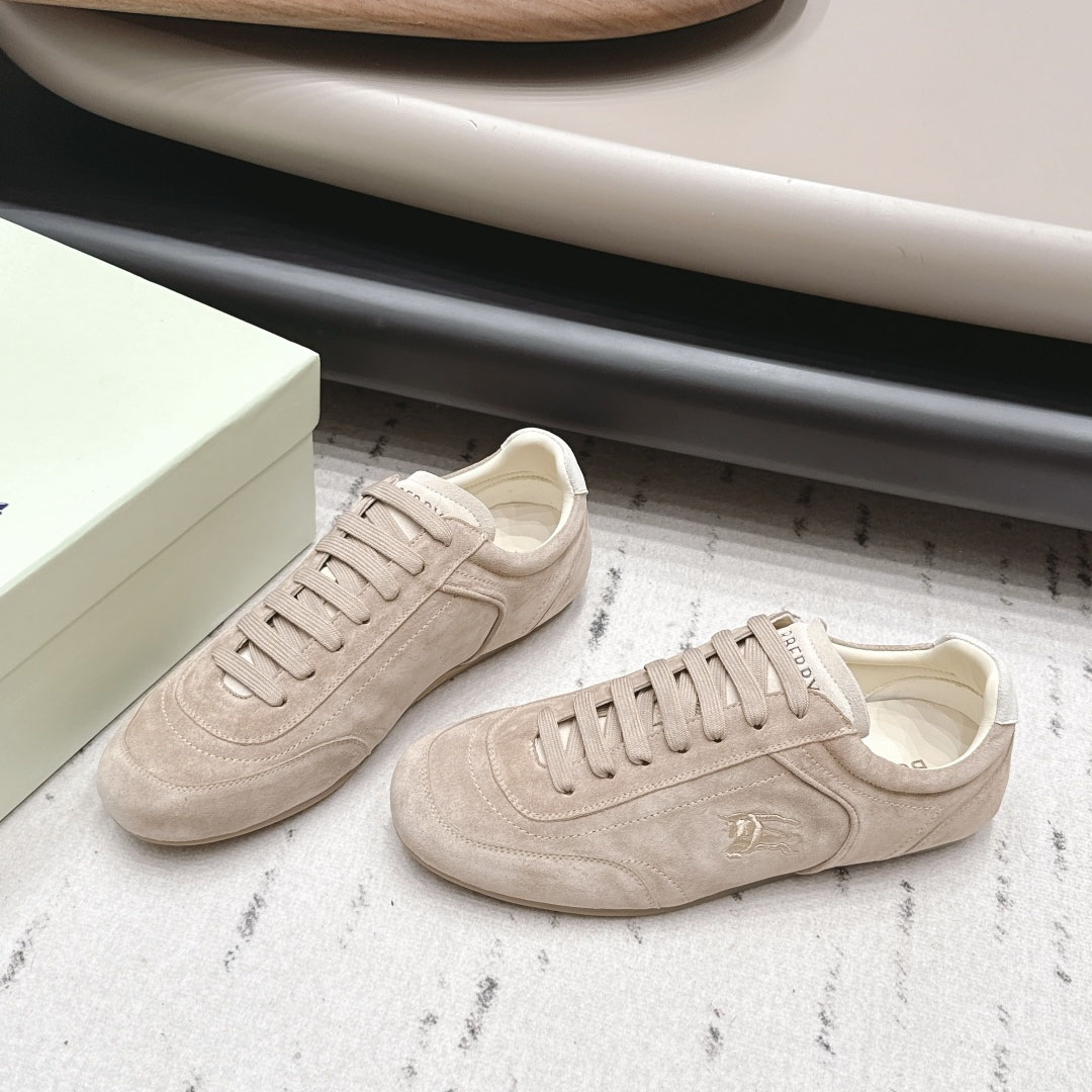 Burberry Suede Knight Runner Sneakers​ - DesignerGu