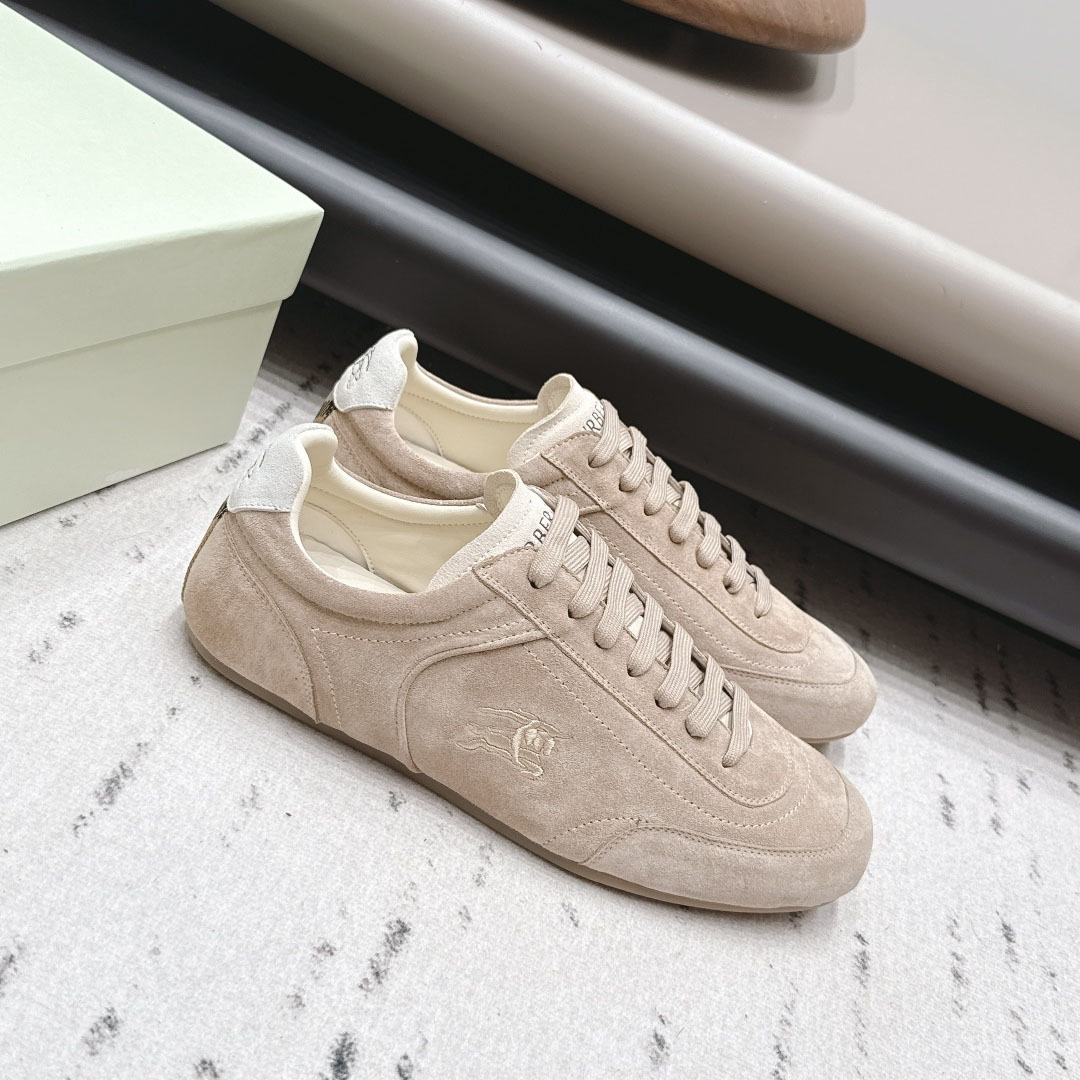Burberry Suede Knight Runner Sneakers​ - DesignerGu