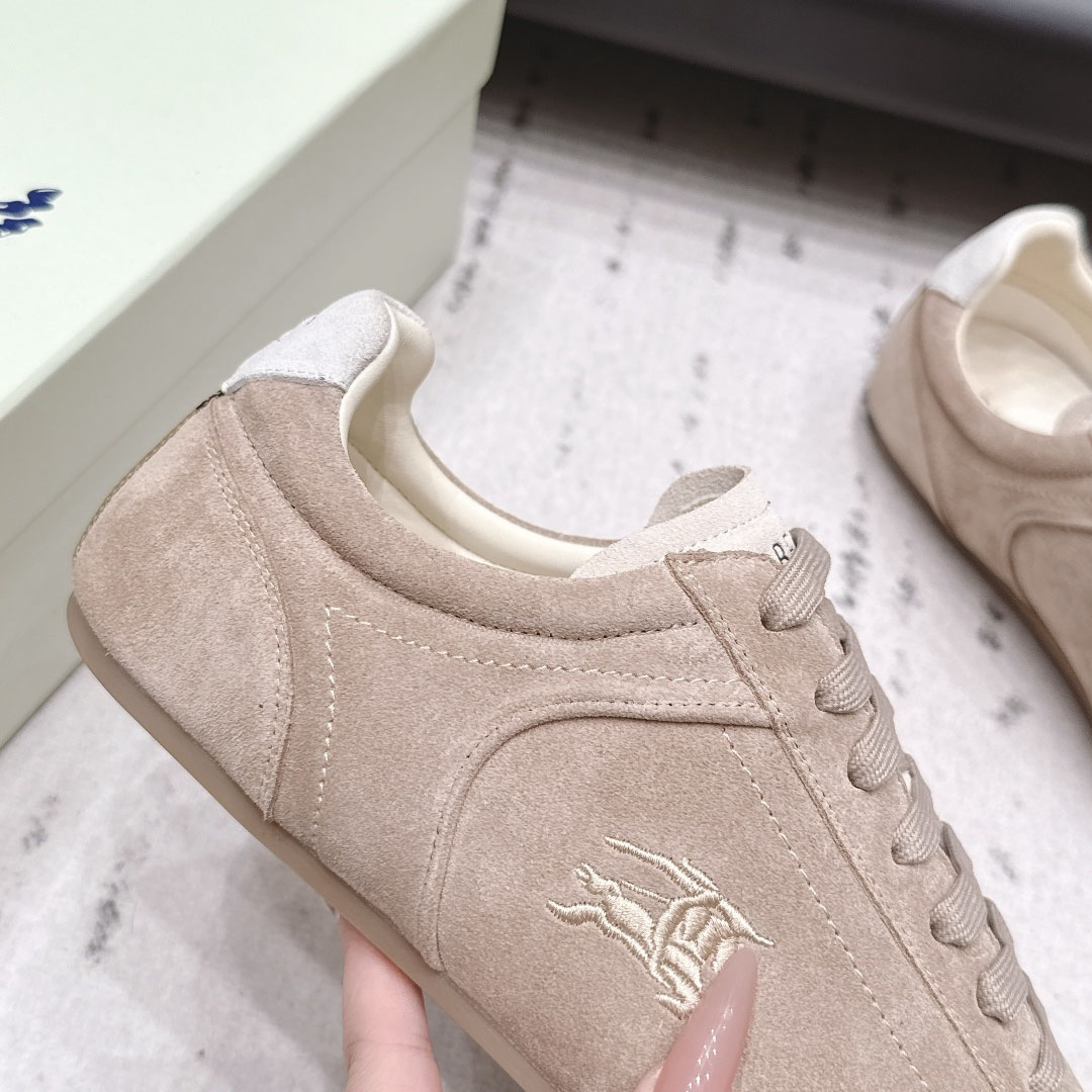 Burberry Suede Knight Runner Sneakers​ - DesignerGu