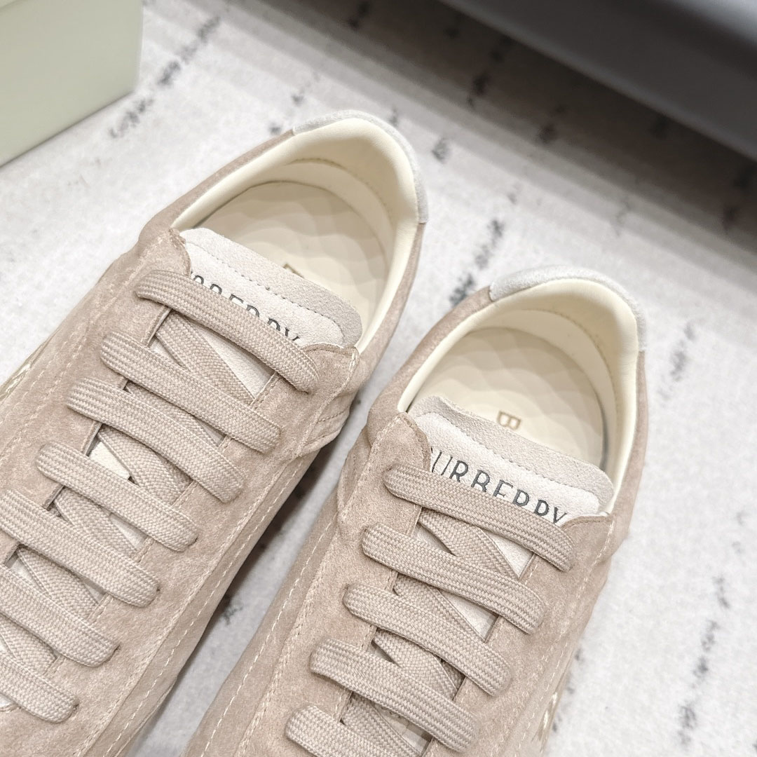 Burberry Suede Knight Runner Sneakers​ - DesignerGu