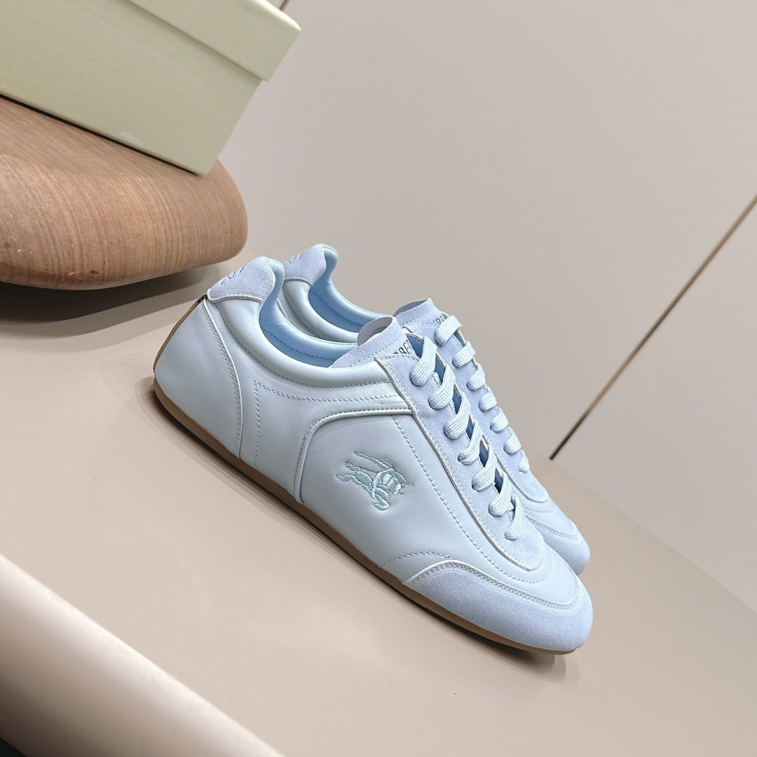 Burberry Suede Knight Runner Sneakers​ - DesignerGu