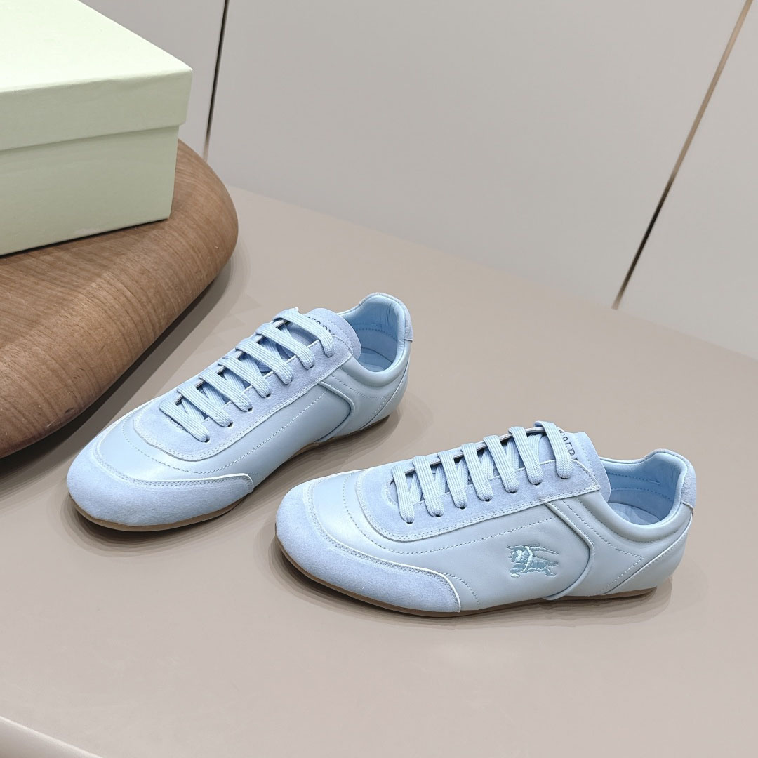 Burberry Suede Knight Runner Sneakers​ - DesignerGu