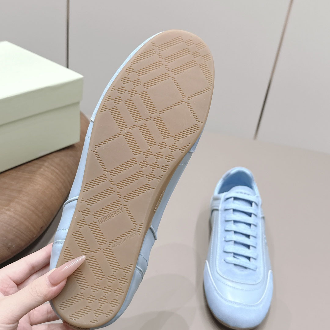 Burberry Suede Knight Runner Sneakers​ - DesignerGu