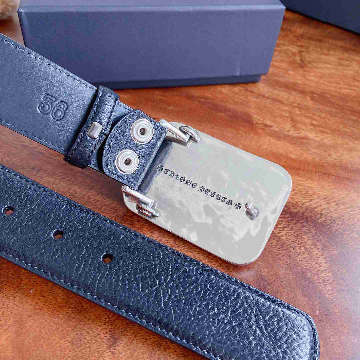 Chrome Hearts Leather Belt   - DesignerGu