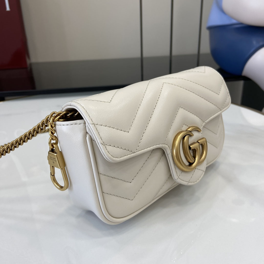 Gucci GG Marmont Mini Shoulder Bag - DesignerGu