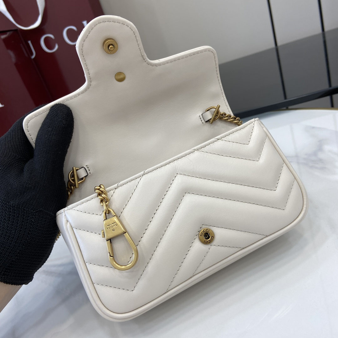 Gucci GG Marmont Mini Shoulder Bag - DesignerGu