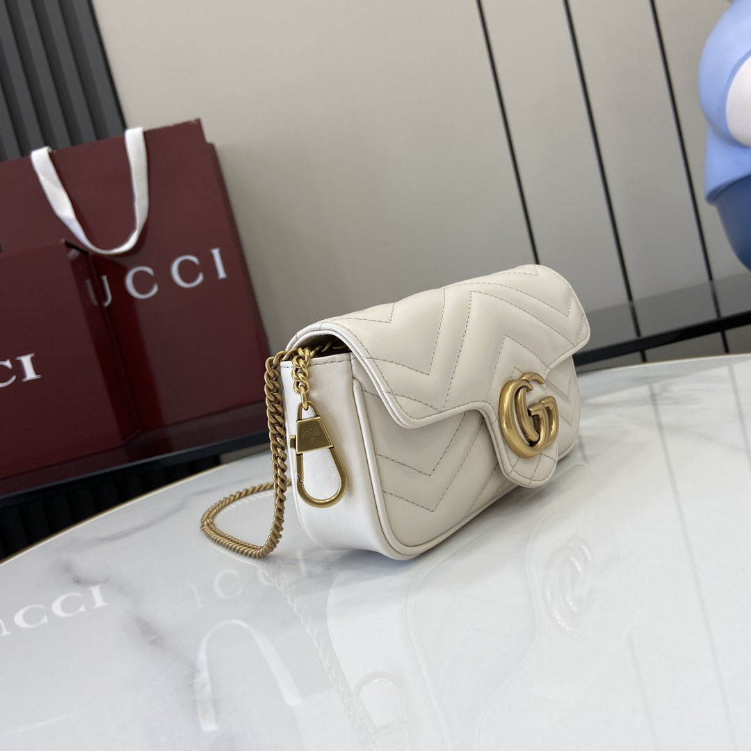 Gucci GG Marmont Mini Shoulder Bag - DesignerGu