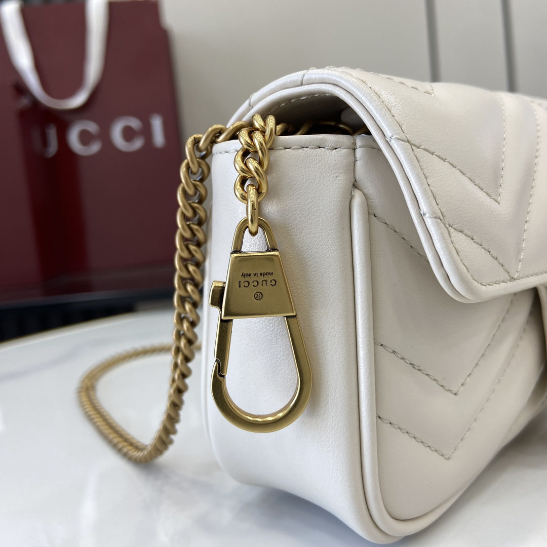 Gucci GG Marmont Mini Shoulder Bag - DesignerGu
